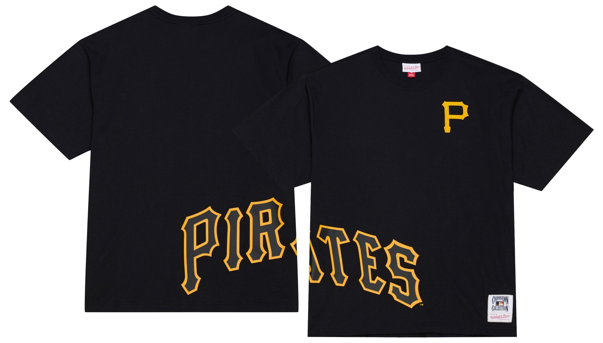 Mitchell & Ness Adult Pittsburgh Pirates Black Playoff Win T-Shirt