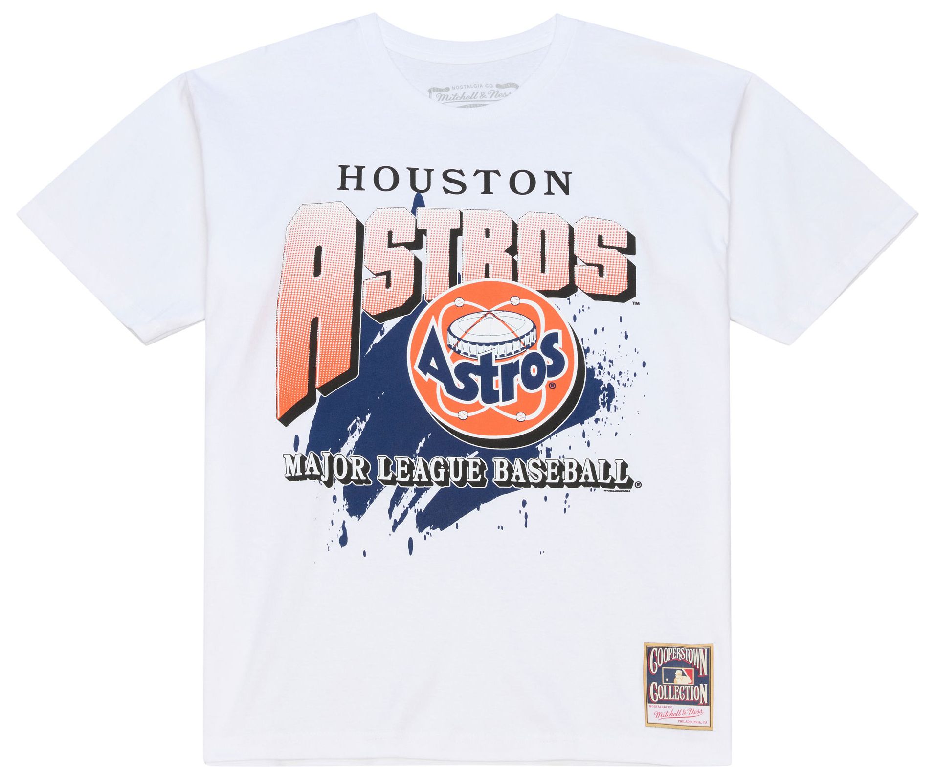 Mitchell & Ness Adult Houston Astros White Premium Seat T-Shirt