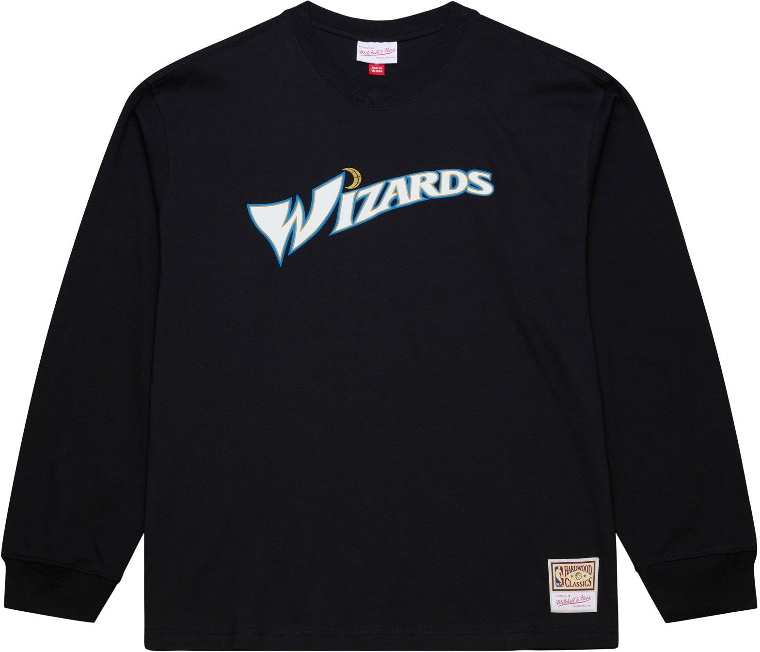 Mitchell & Ness Men's Washington Wizards Black All In Long Sleeve T-Shirt