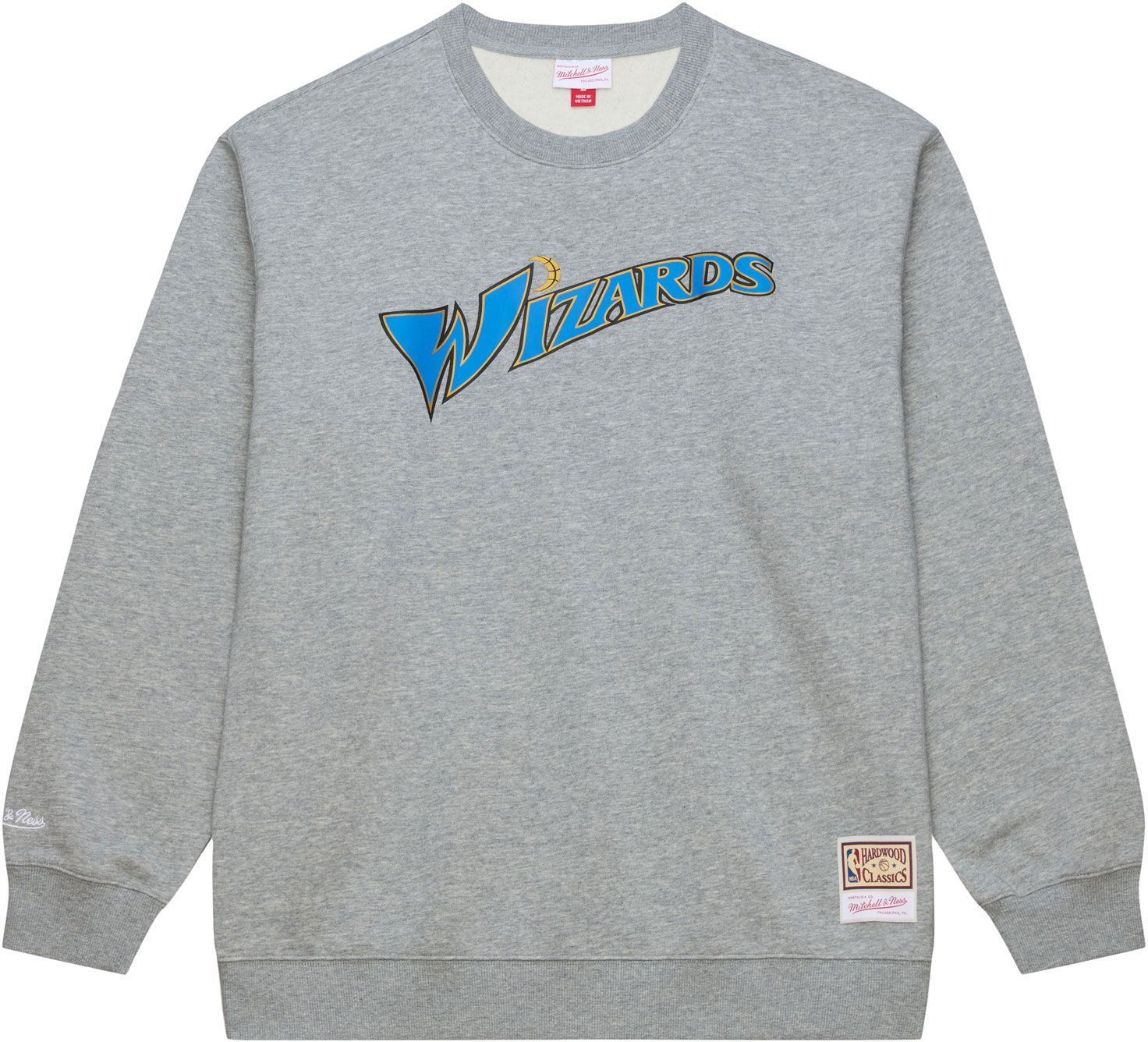 Mitchell &amp; Ness Men's Washington Wizards Grey All In Crewneck Sweatshirt