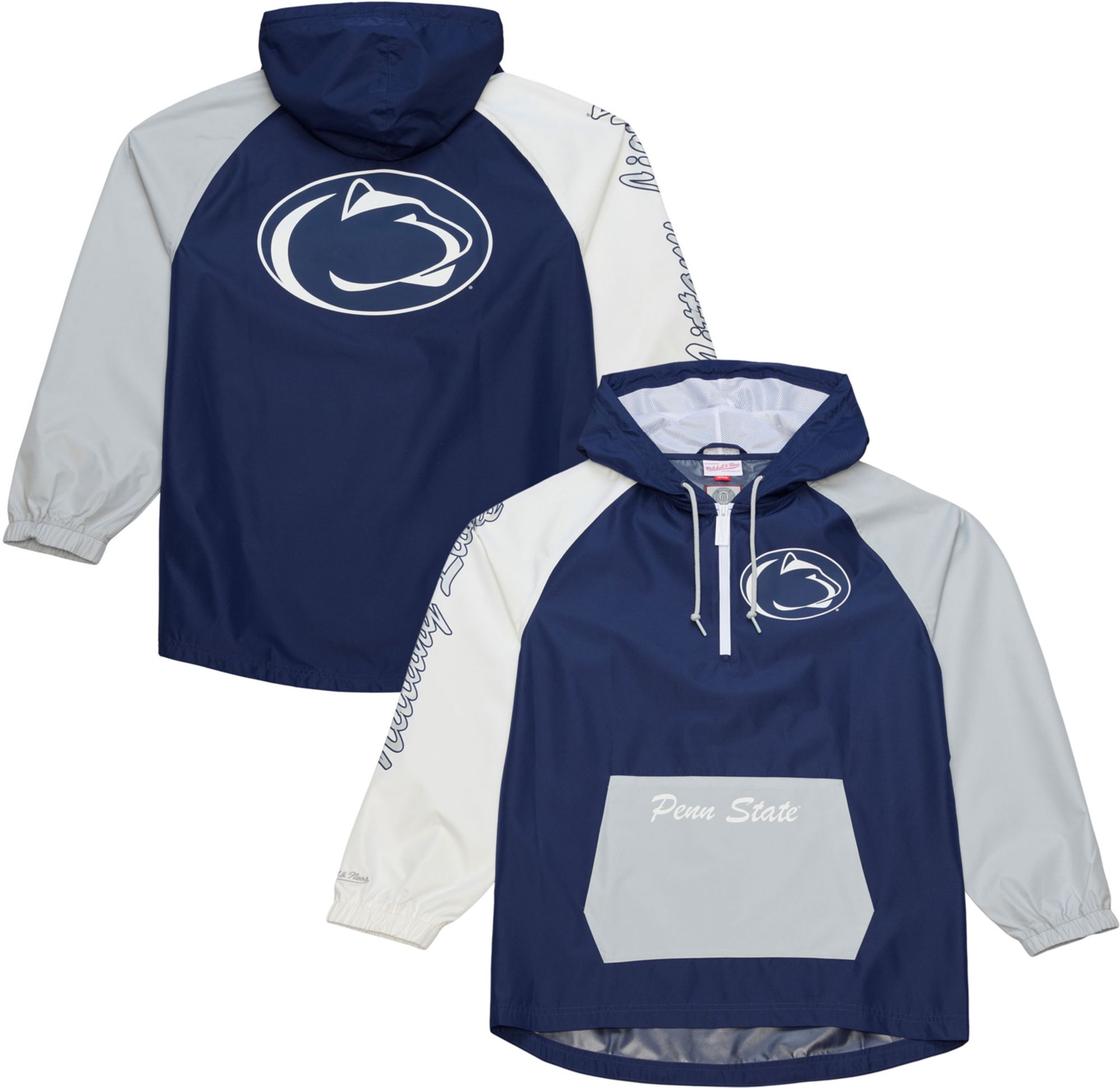 Mitchell &amp; Ness Men's Penn State Nittany Lions Playoff Win 1/4-Zip Anorak Jacket
