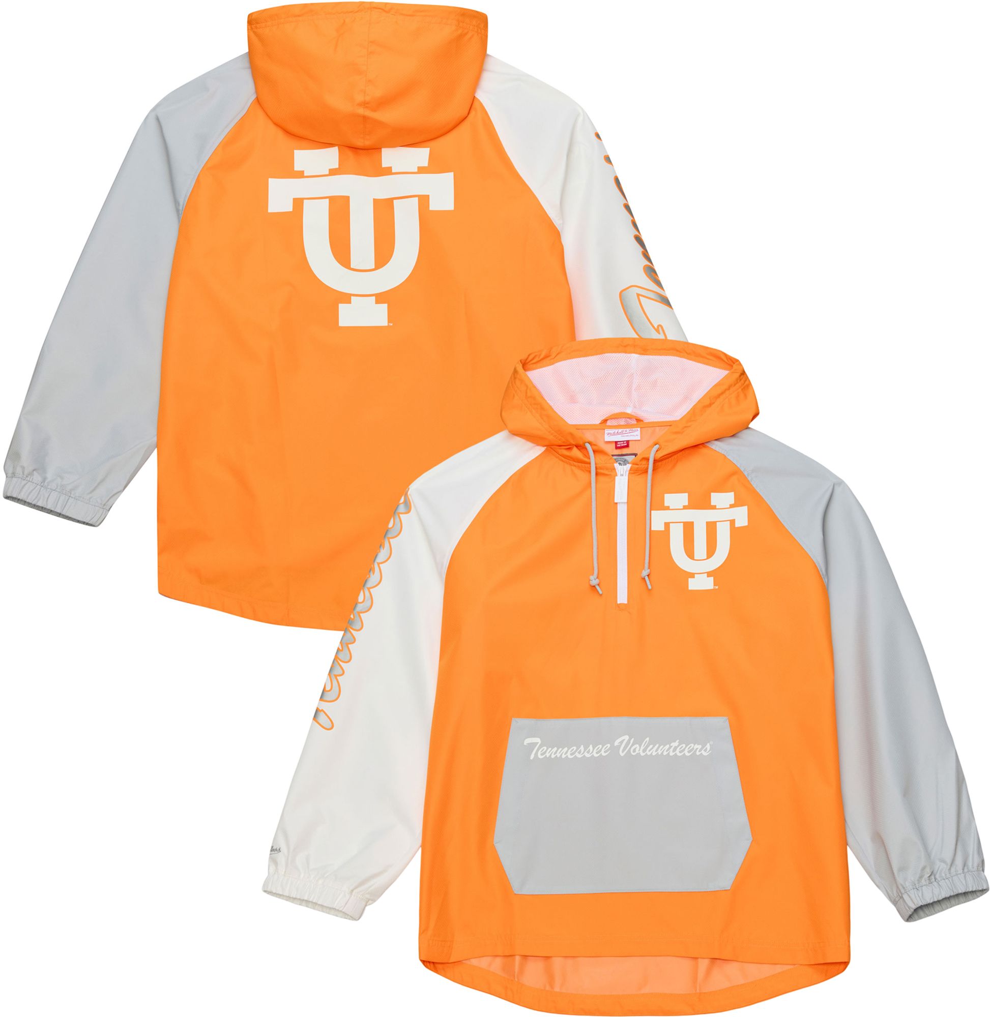 Mitchell & Ness Men's Tennessee Volunteers Playoff Win 1/4-Zip Anorak Jacket