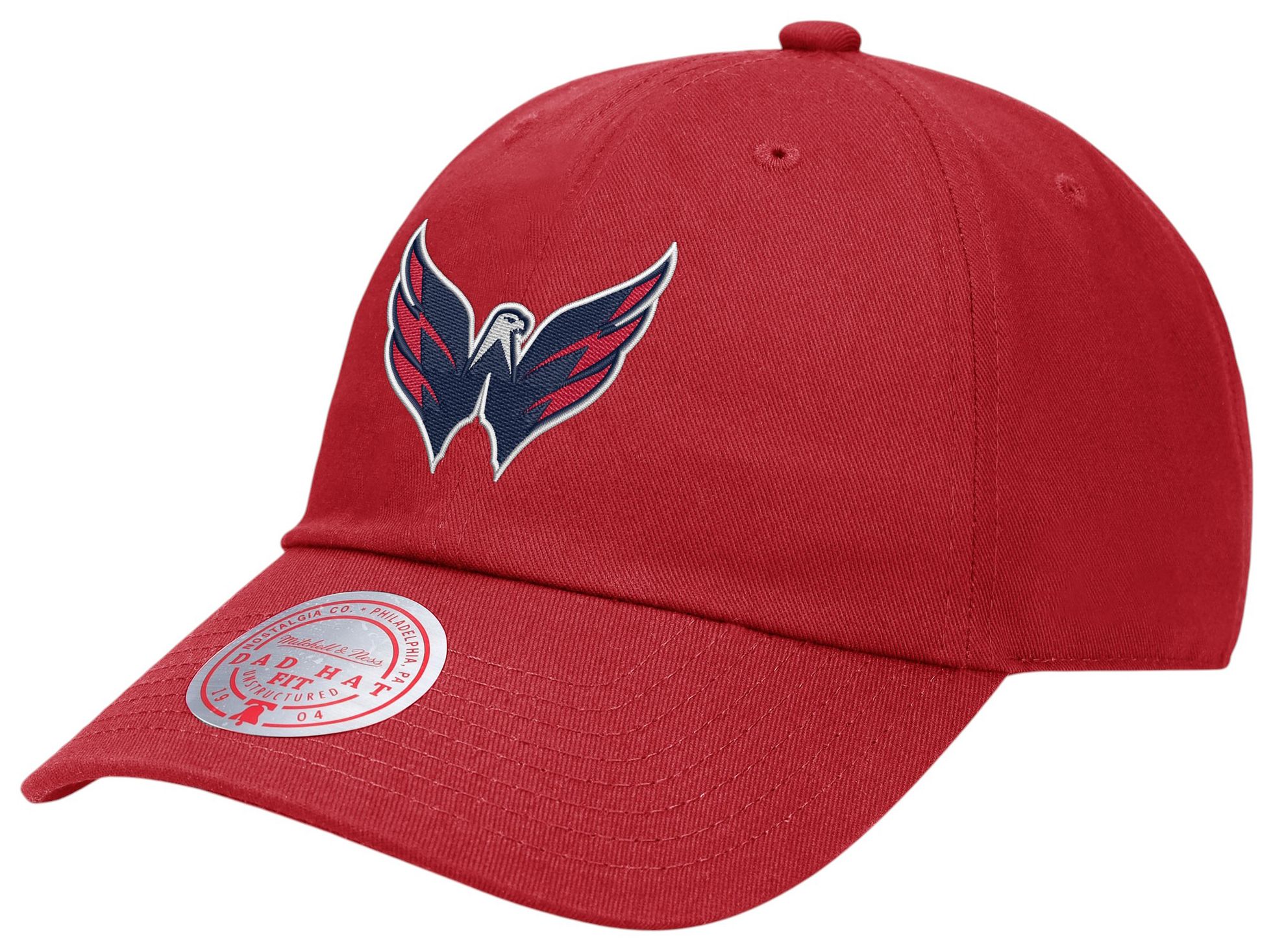 Mitchell &amp; Ness Men's Washington Capitals Red Secondary 1904 Hat