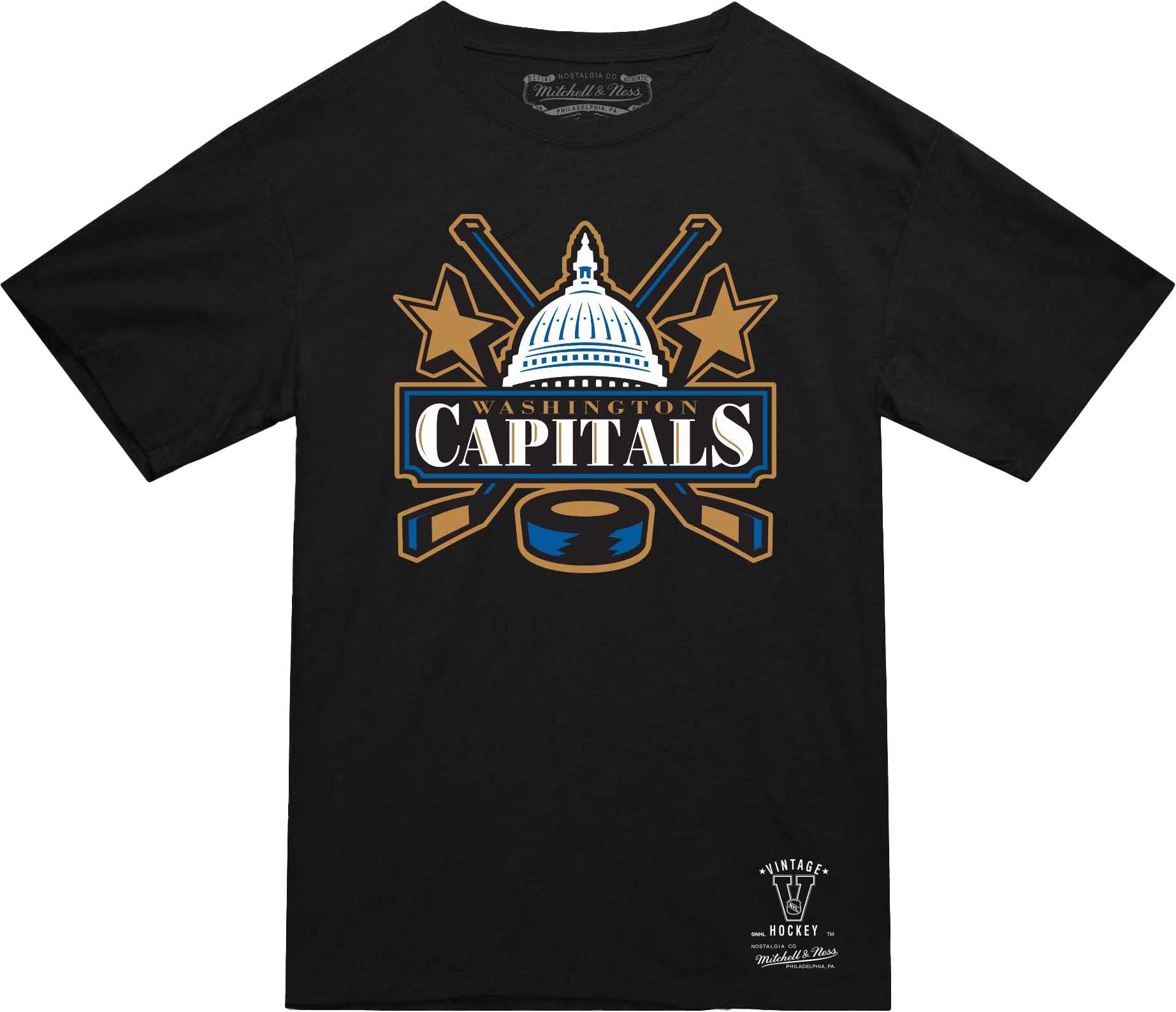 Mitchell &amp; Ness Men's Washington Capitals Black 'Screaming Eagle' T-Shirt