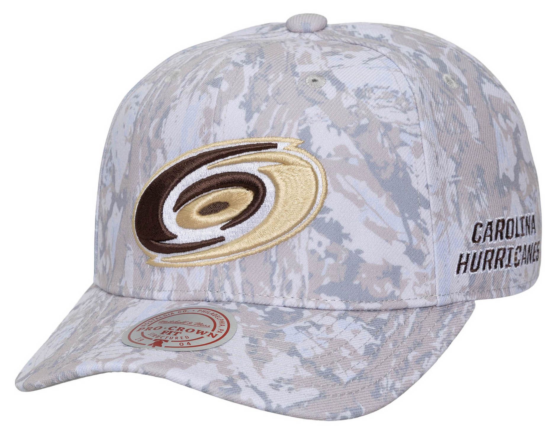 Mitchell &amp; Ness Men's Carolina Hurricanes Camo True Timber Pro Crown Snapback Hat
