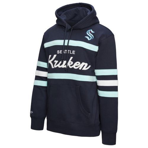 NHL Men's Seattle Kraken Navy Authentic Pro Rink Pullover