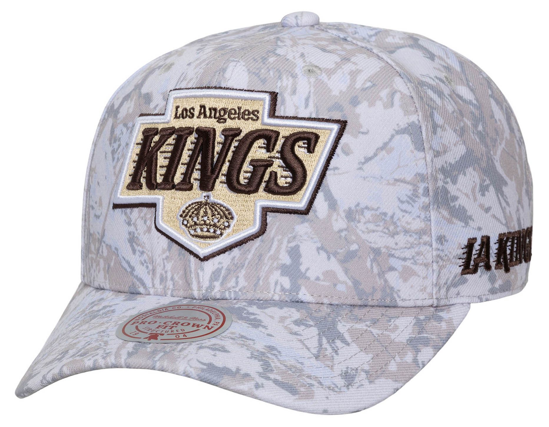 Mitchell & Ness Men's Los Angeles Kings Camo True Timber Pro Crown Snapback Hat