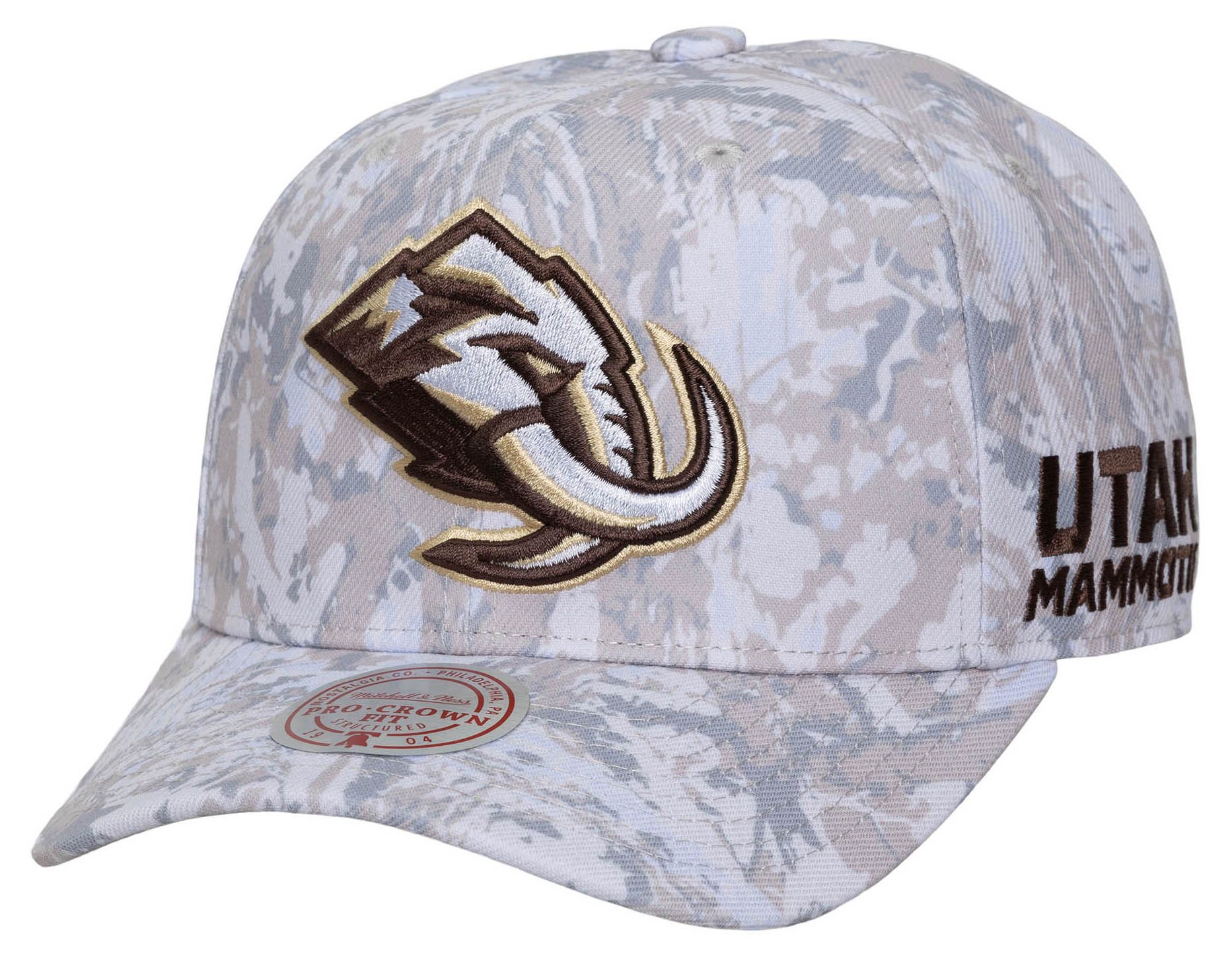 Mitchell &amp; Ness Men's Utah Mammoths Camo True Timber Pro Crown Snapback Hat