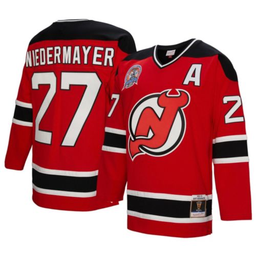 NHL Men's New Jersey Devils Luke Hughes #43 Red Breakaway Home