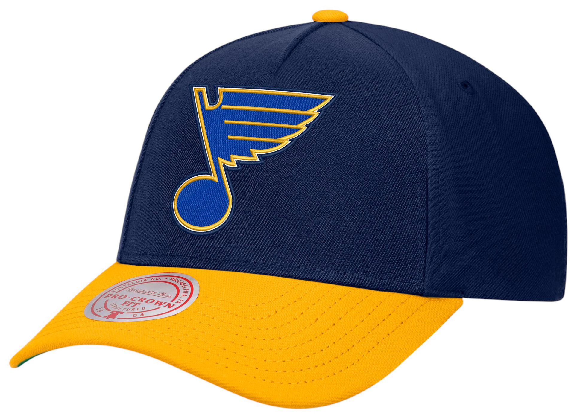 Mitchell & Ness Men's St. Louis Blues Blue GOT 5 Pro Snapback Hat