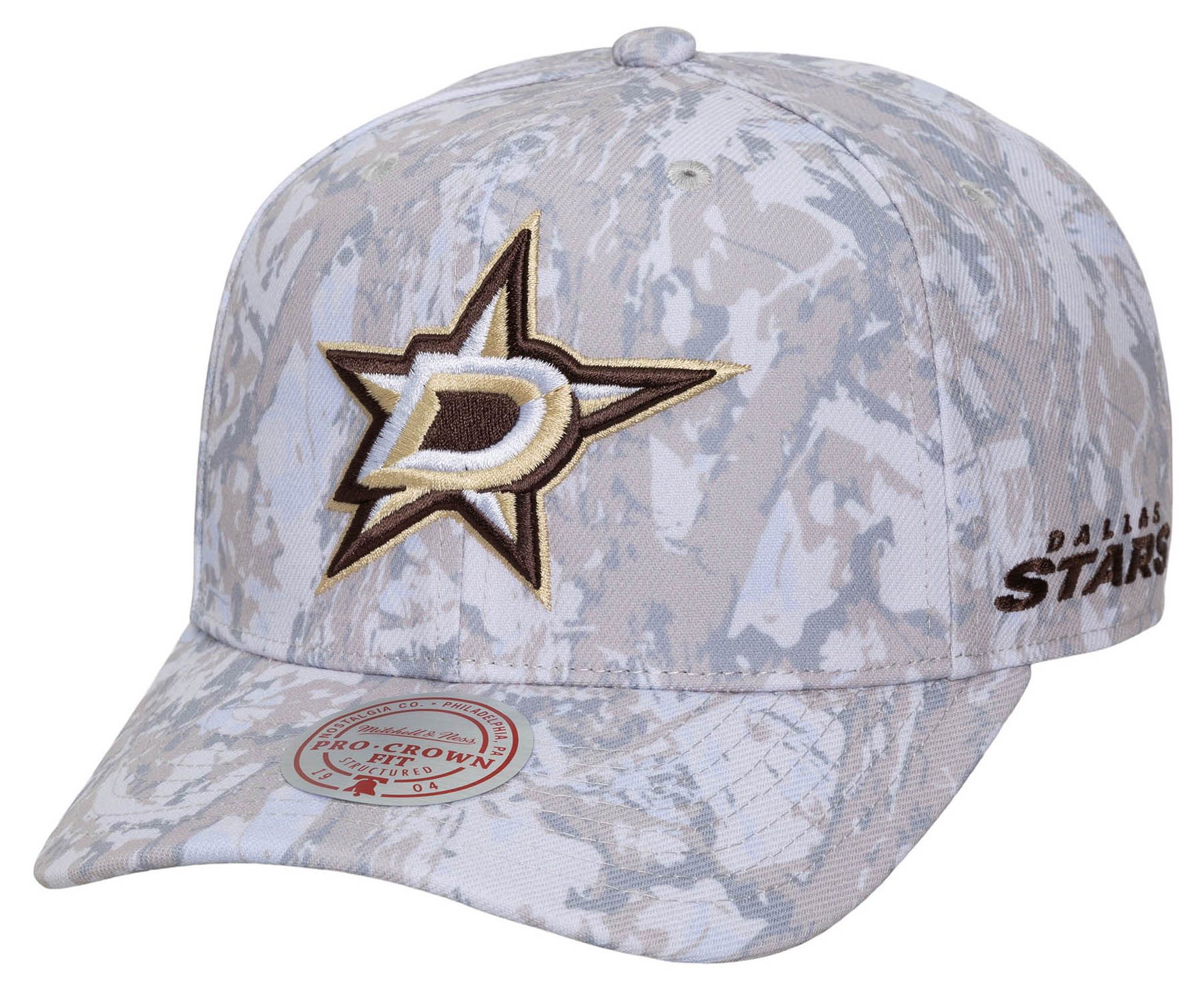 Mitchell &amp; Ness Men's Dallas Stars Camo True Timber Pro Crown Snapback Hat