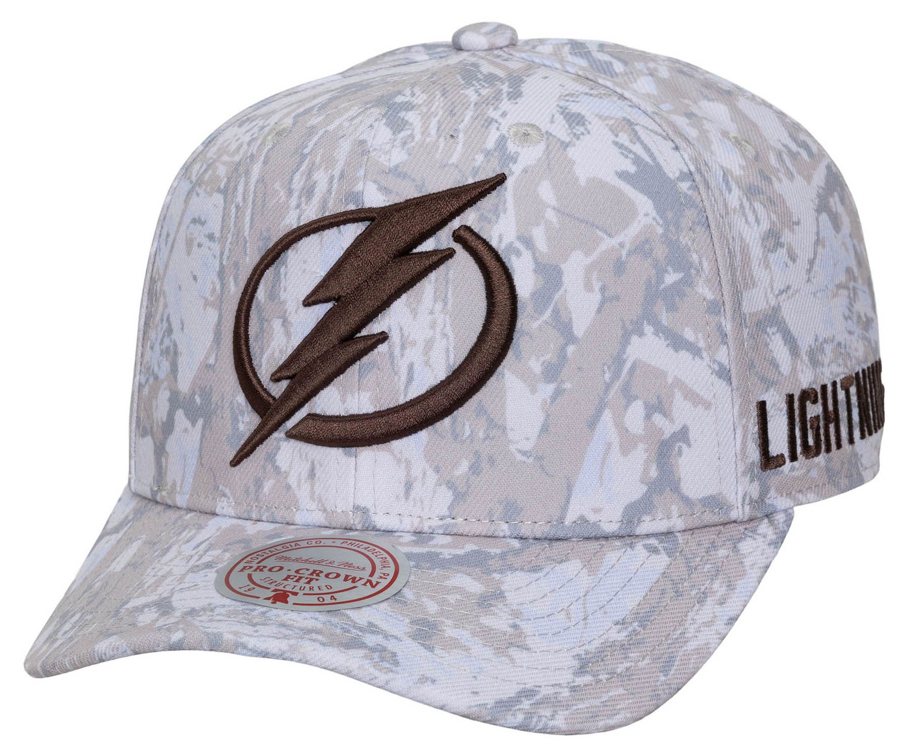 Mitchell &amp; Ness Men's Tampa Bay Lightning Camo True Timber Pro Crown Snapback Hat