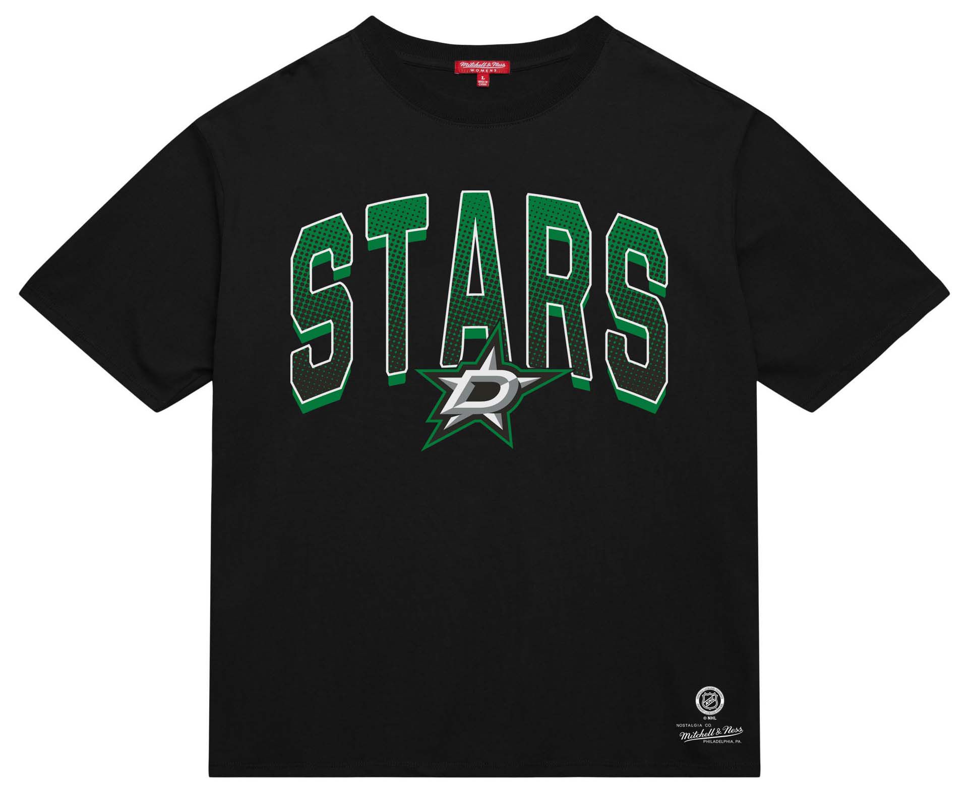 Mitchell & Ness Women's Dallas Stars Black Goal Scorer T-Shirt
