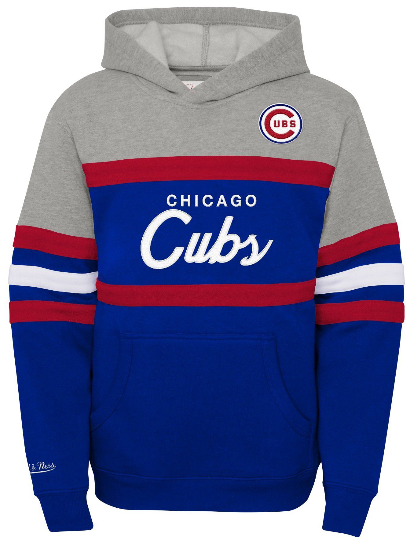 Mitchell & Ness Youth Chicago Cubs Royal Head Coach Hoodie