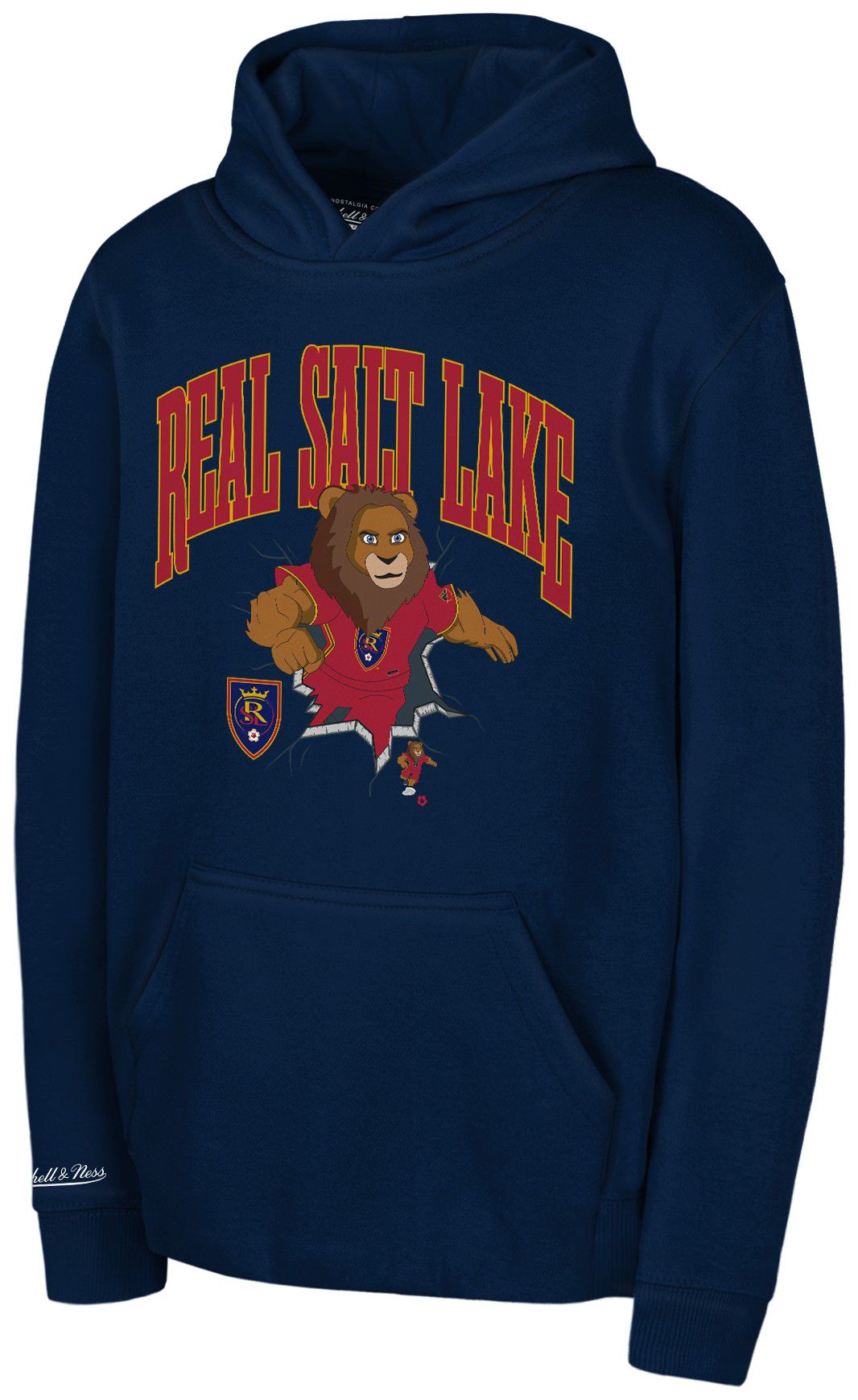 Mitchell &amp; Ness Youth Real Salt Lake Navy Mascot Pullover Hoodie