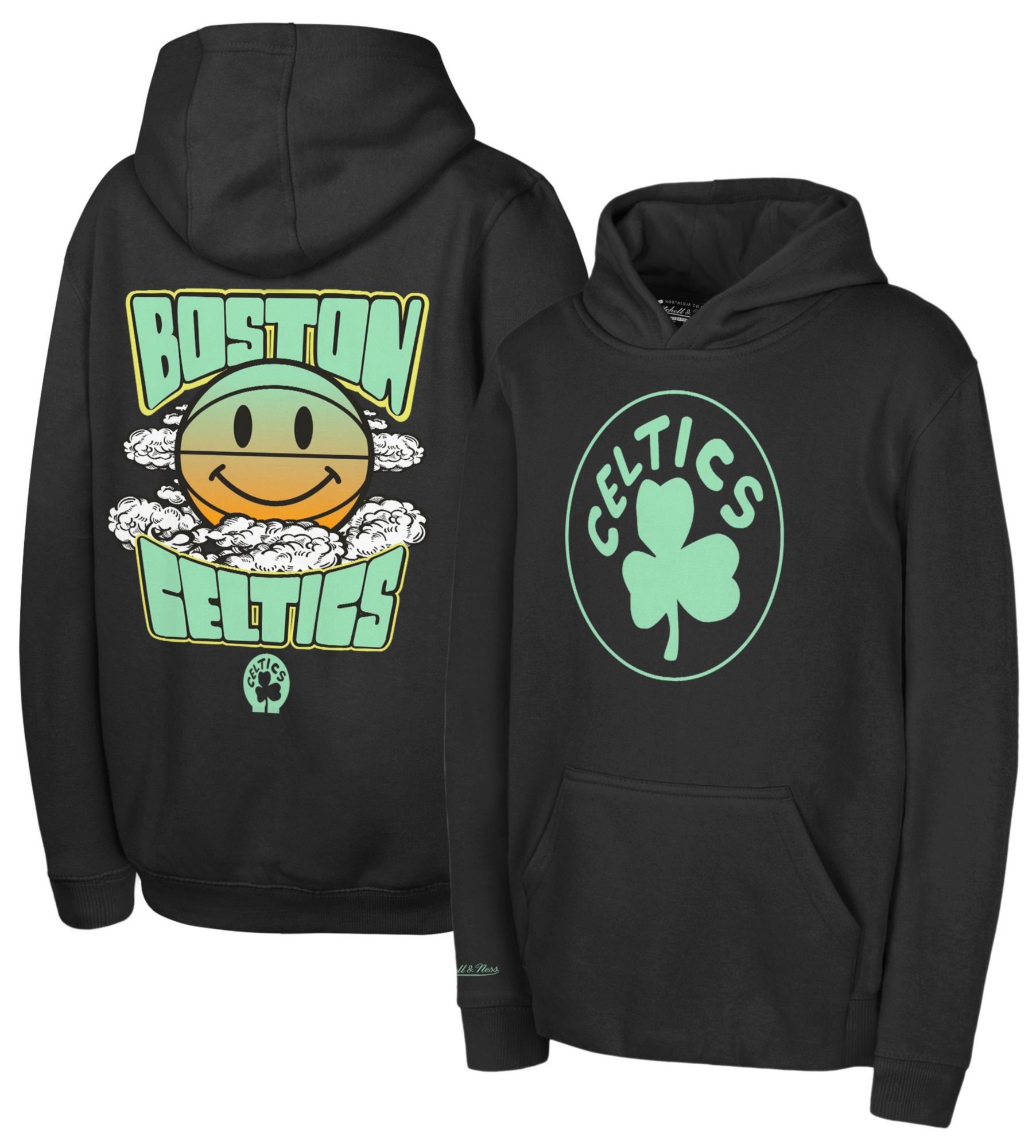 Mitchell &amp; Ness Youth Boston Celtics Black Hoodie