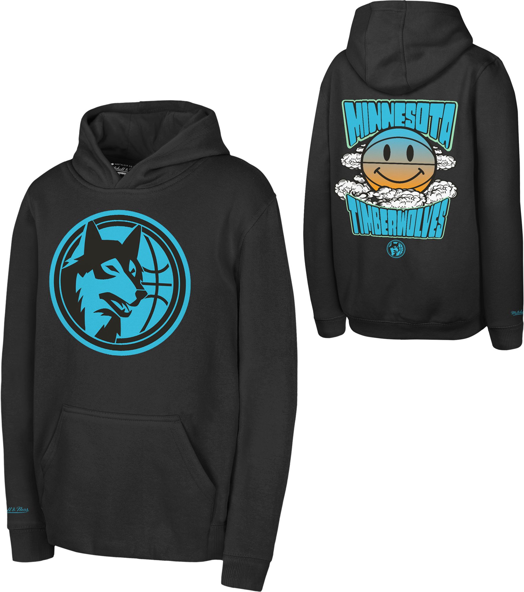 Mitchell & Ness Youth Minnesota Timberwolves Black Hoodie