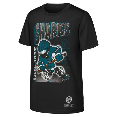 Profile Varsity Men's San Jose Sharks Black Big and Tall Arch Logo