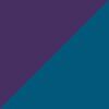 Teal/White/Purple