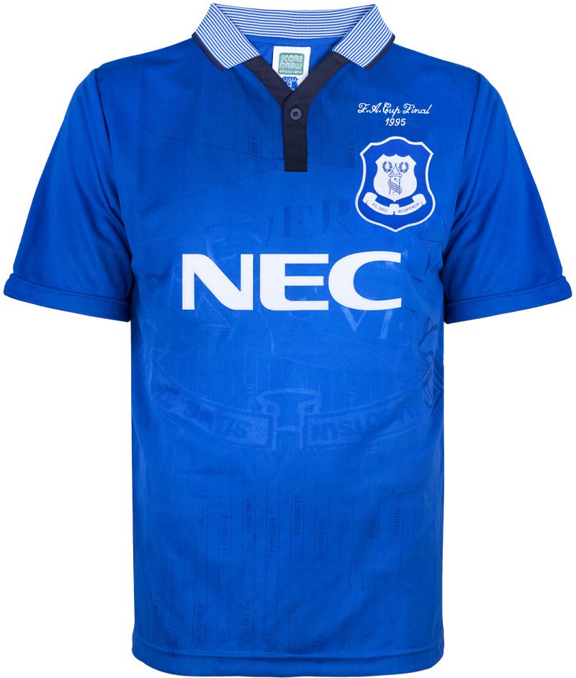 Everton 1995 Vintage FA Cup Home Kit