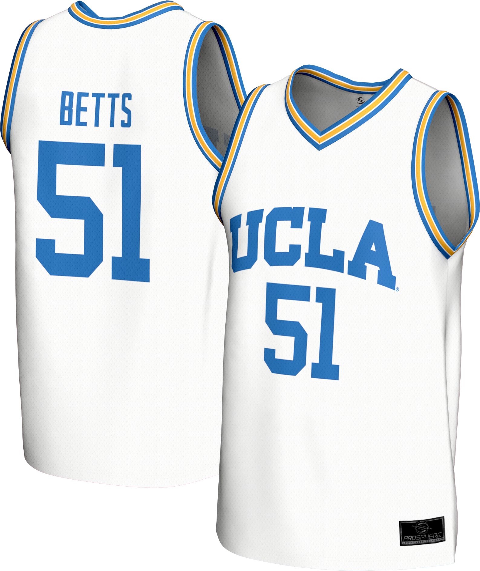 ProSphere Youth UCLA Bruins Lauren Betts #51 White Basketball Jersey