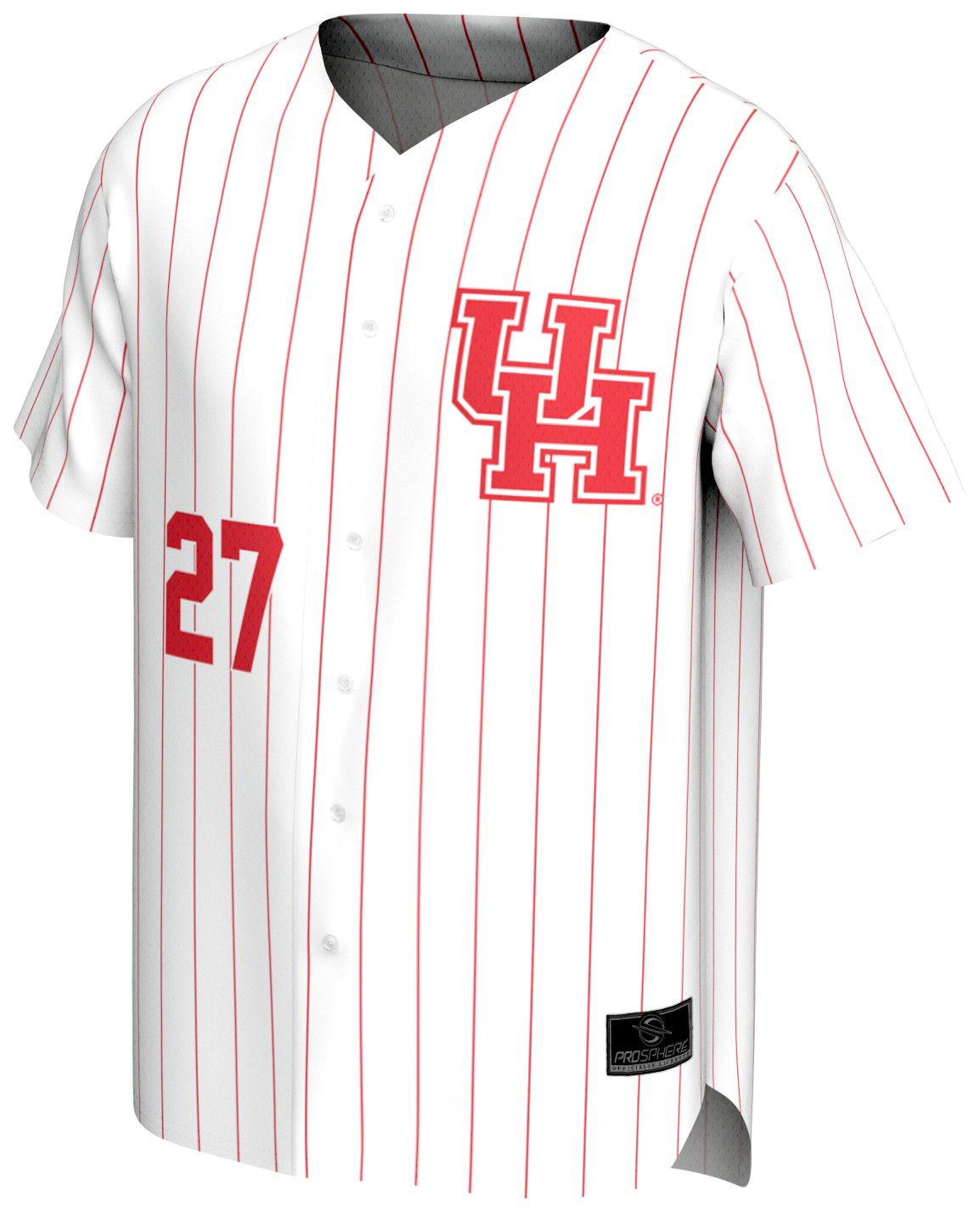 ProSphere Youth Houston Cougars White Baseball Jersey