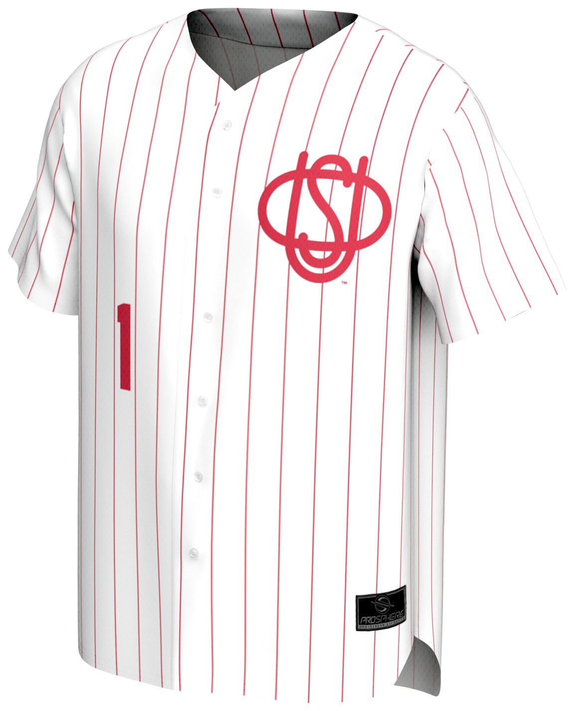 ProSphere Youth Ohio State Buckeyes White Baseball Jersey