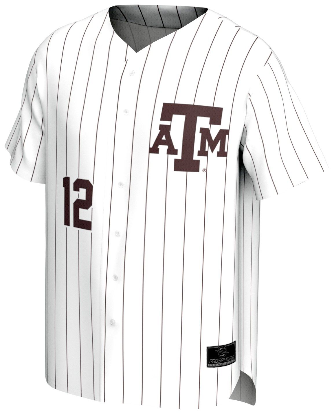 ProSphere Youth Texas A&M Aggies White Baseball Jersey