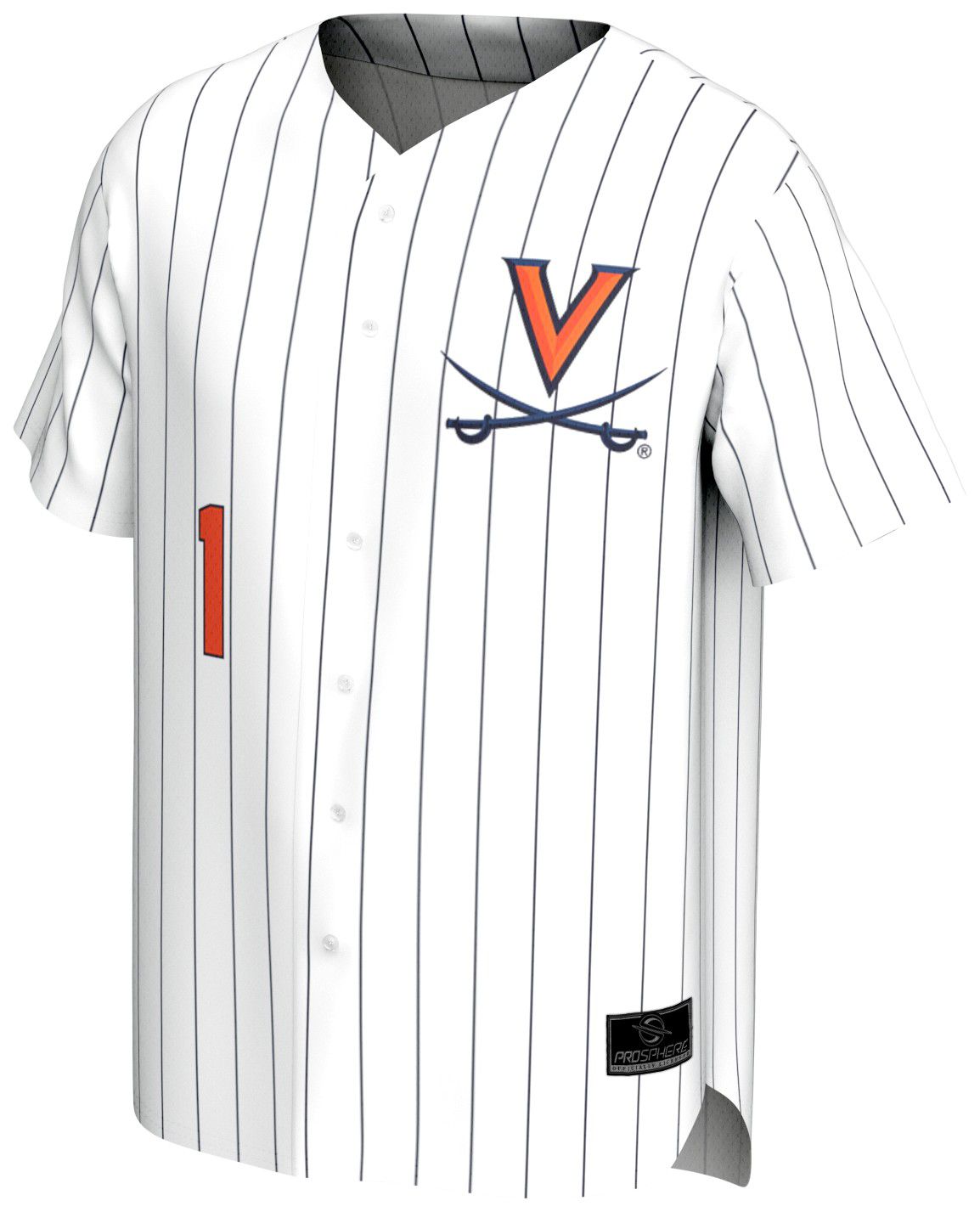 ProSphere Youth Virginia Cavaliers White Baseball Jersey