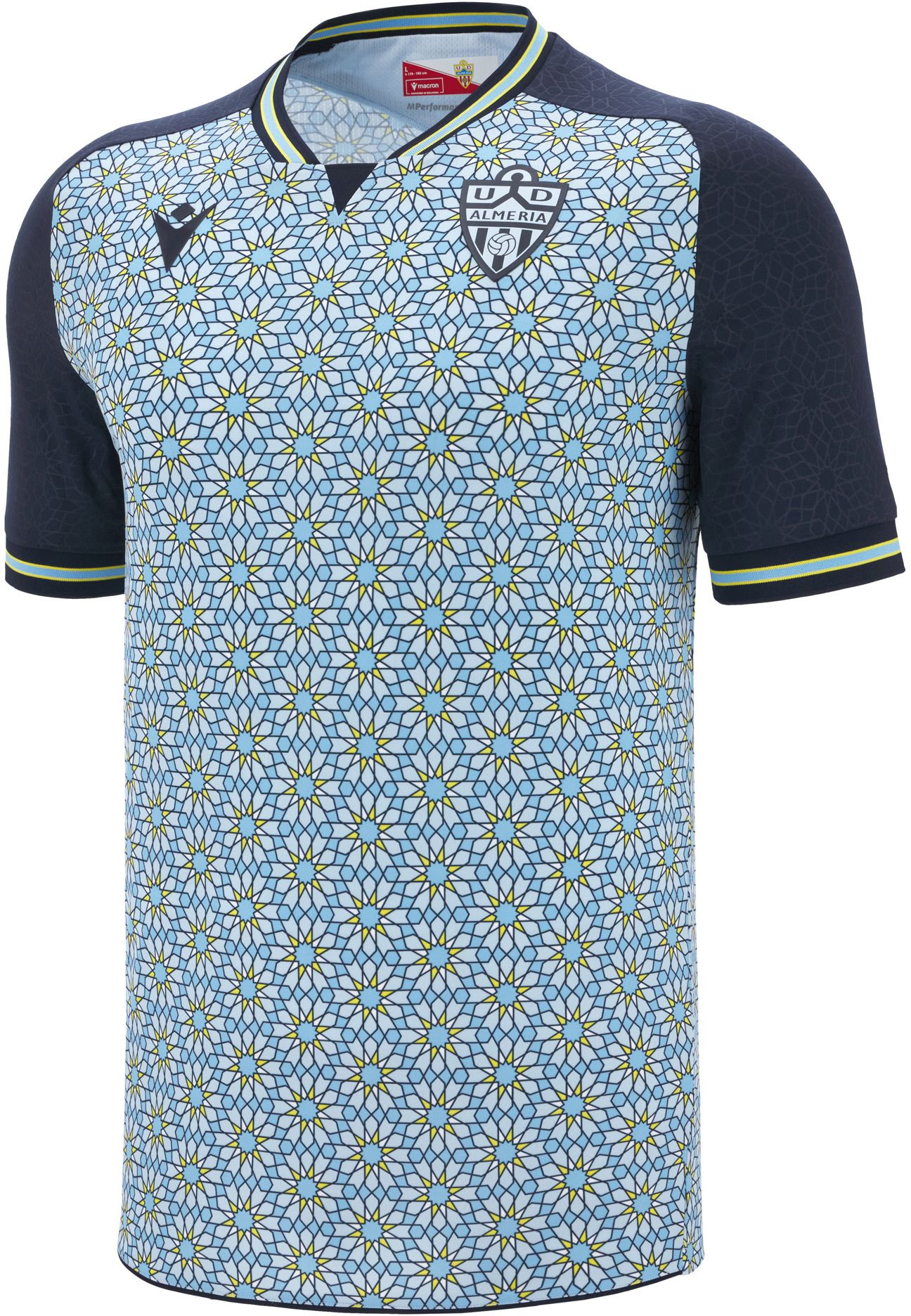 Macron Adult Almeria 2025 Light Blue Authentic Away Jersey