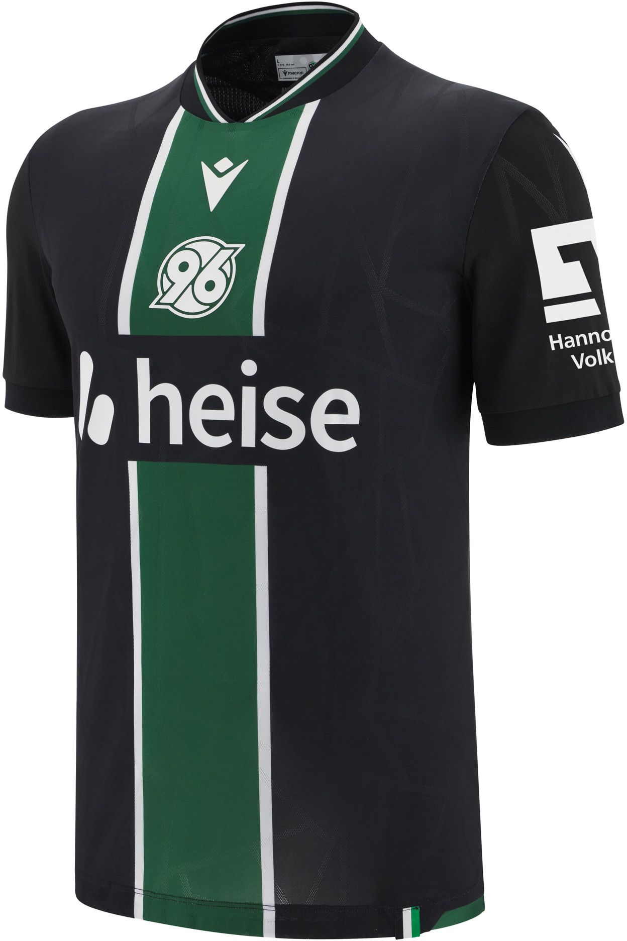 Macron Adult Hannover 2025 Green Authentic Away Jersey