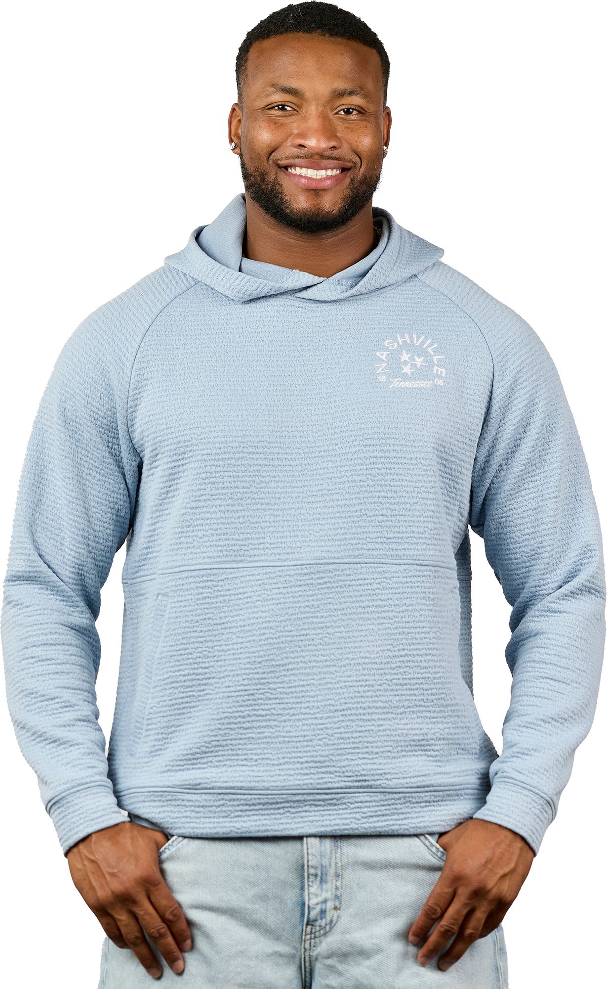 Nash Adult Tristar Recovery Dusty Blue Pullover Hoodie
