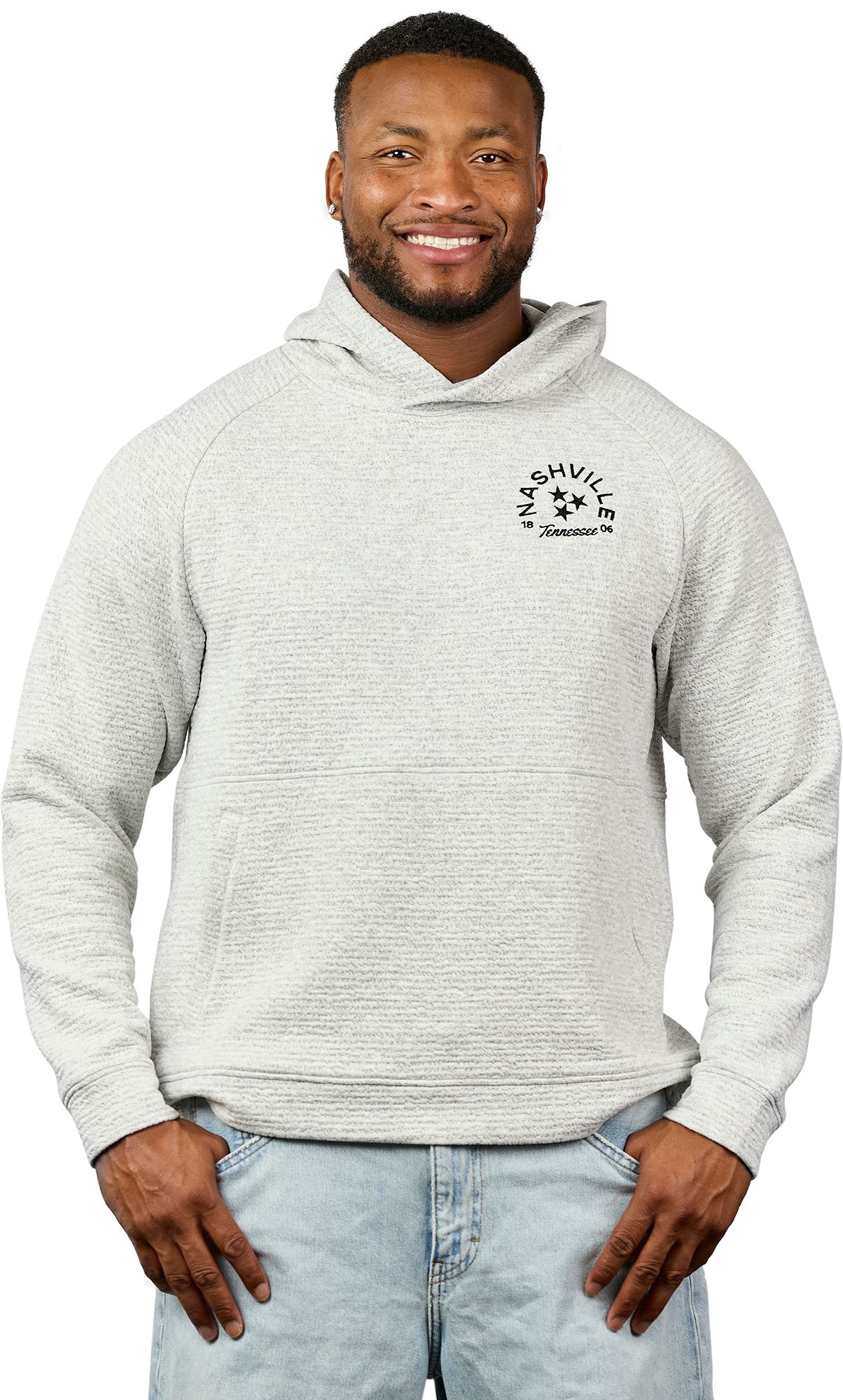 Nash Adult Tristar Recovery Heather Gray Pullover Hoodie