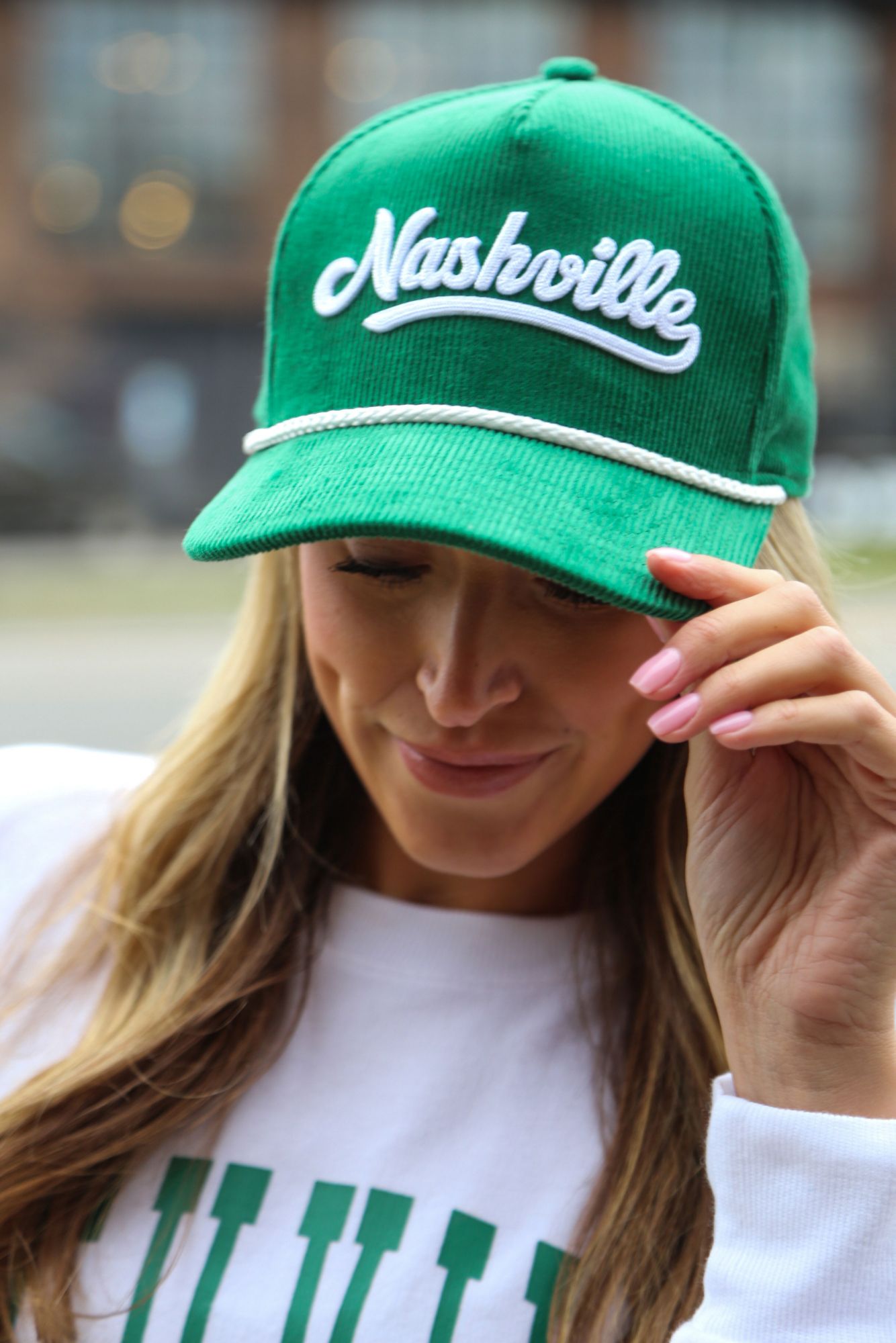 Nash Adult Nashville St. Patrick's Day 2025 Green Rope Adjustable Hat