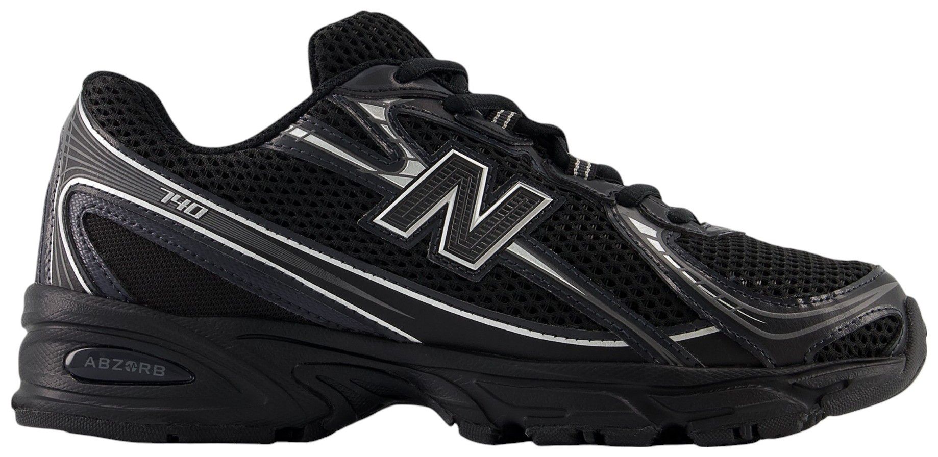 New Balance 740 Shoes Black/Silver Metallic thumbnail