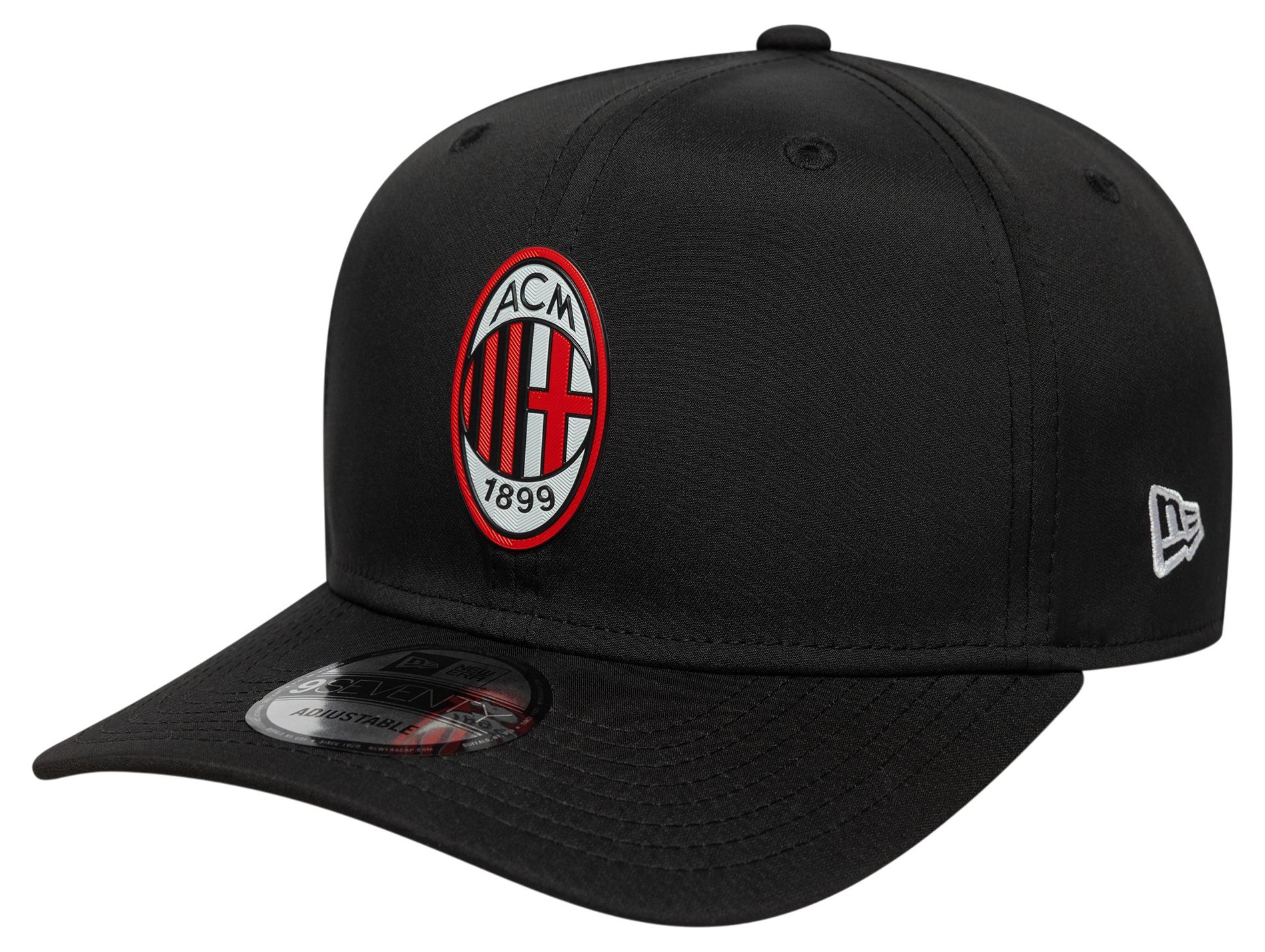 New Era Adult AC Milan Black 9Seventy Adjustable Stretch-Snap Hat