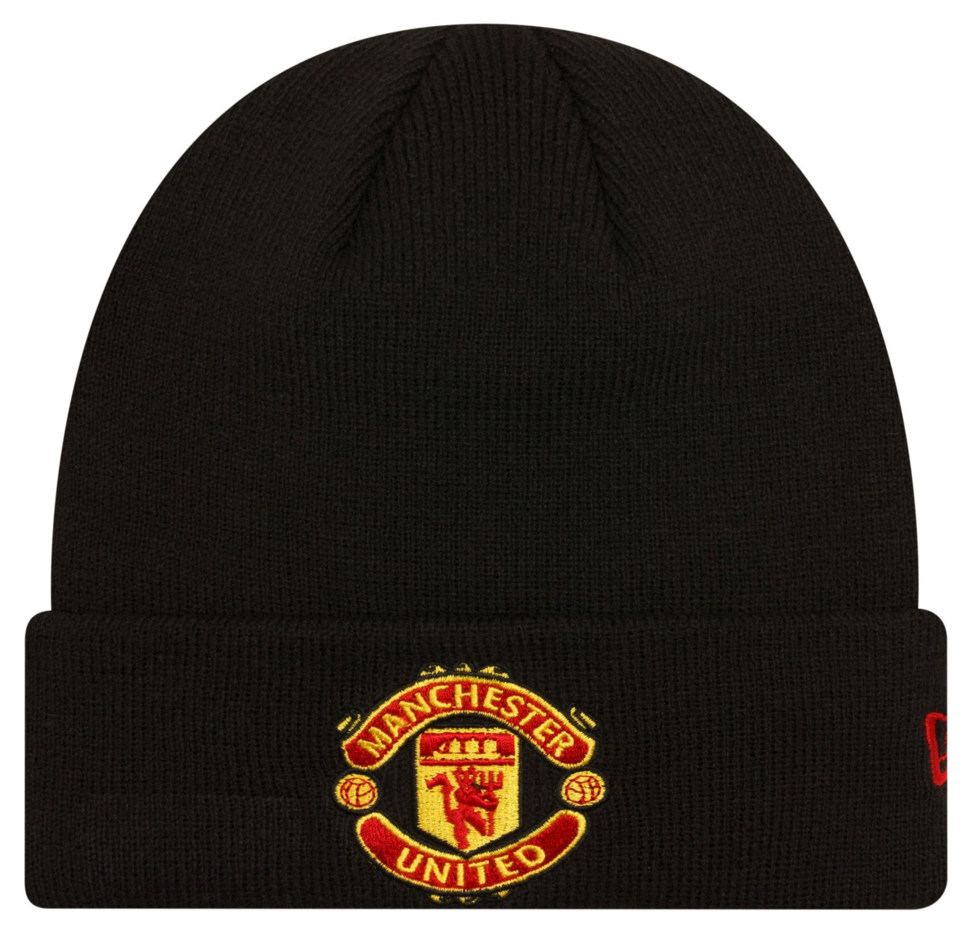 New Era Adult Manchester United Black Away Cuffed Beanie