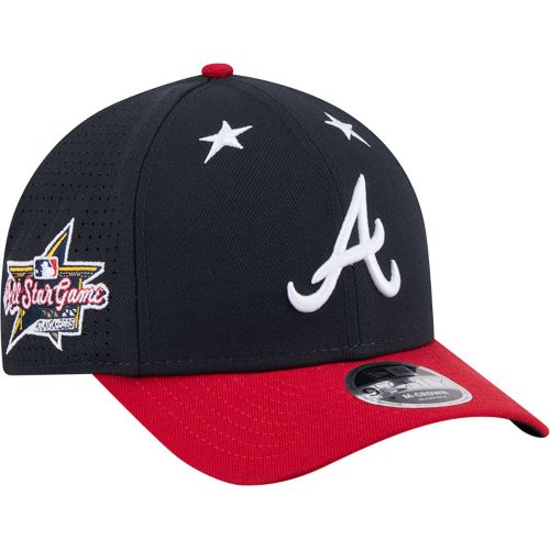 New Era Men's Atlanta Braves 39Thirty Classic Navy Stretch Fit Hat