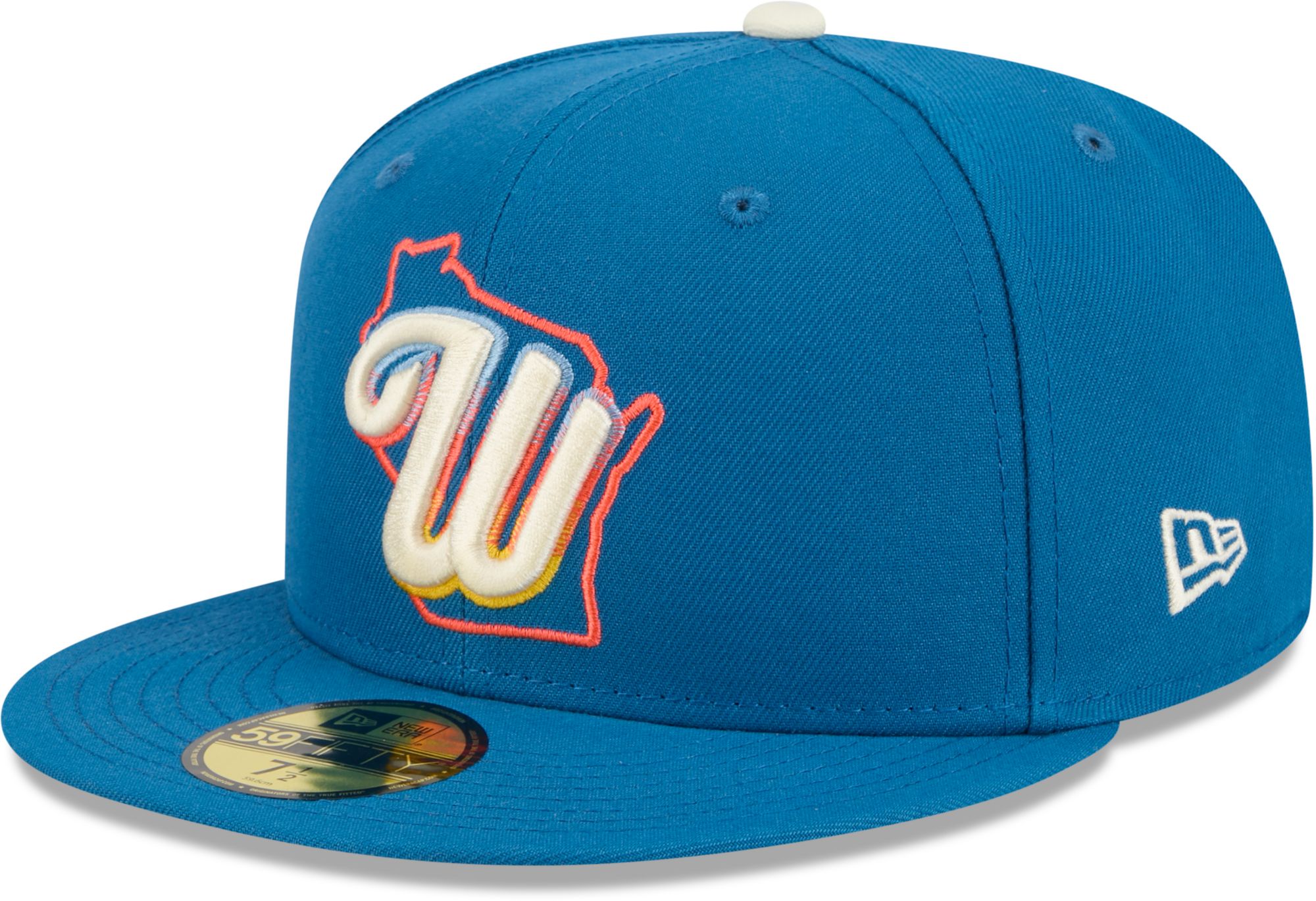 New Era Adult Milwaukee Brewers Blue 2026 City Connect 59Fifty Fitted Hat