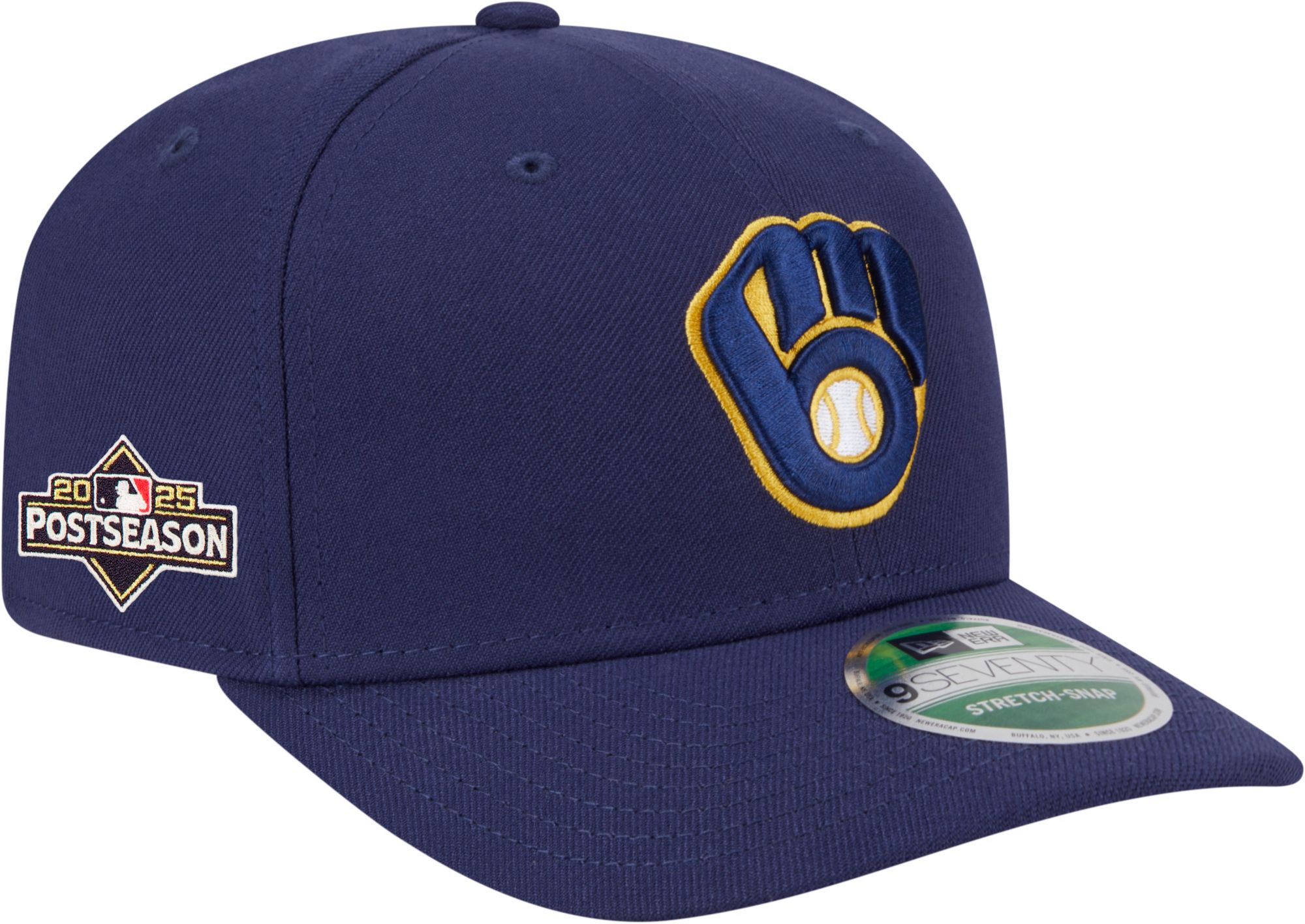 New Era Adult Milwaukee Brewers 2025 Postseason Participant 9Seventy Adjustable Hat