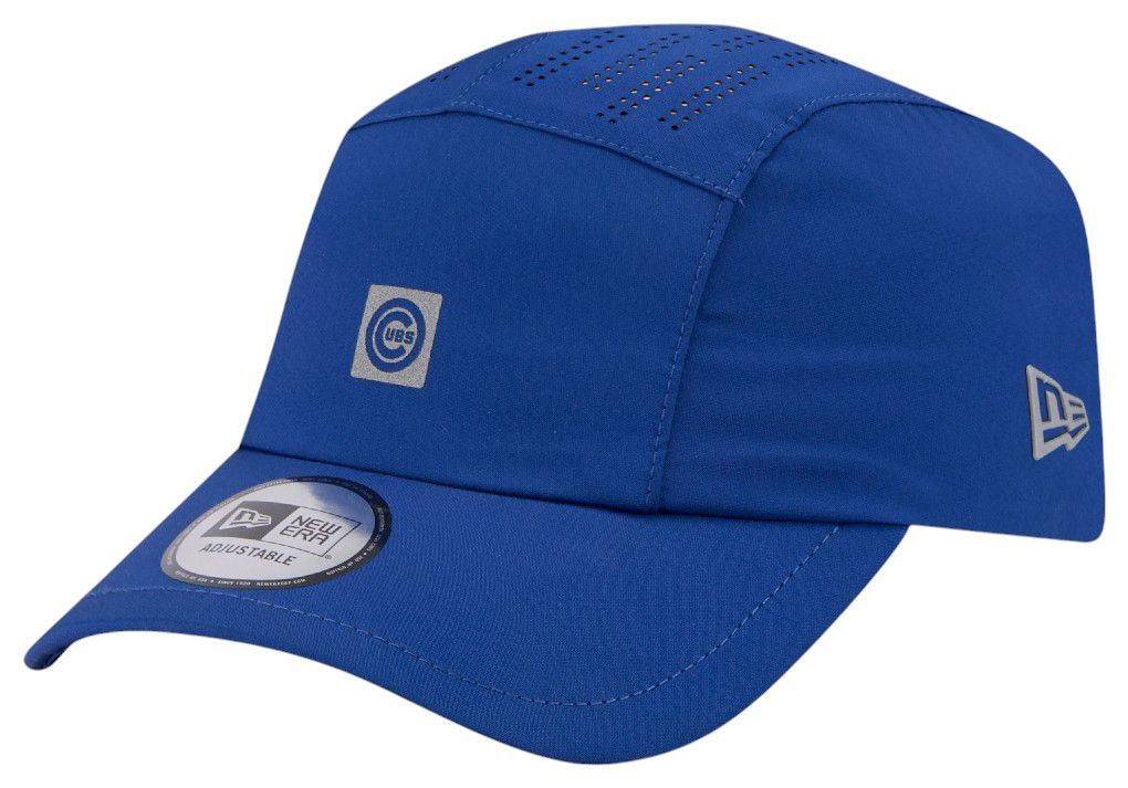 New Era Adult Chicago Cubs Blue Reflective Adjustable Runner Hat