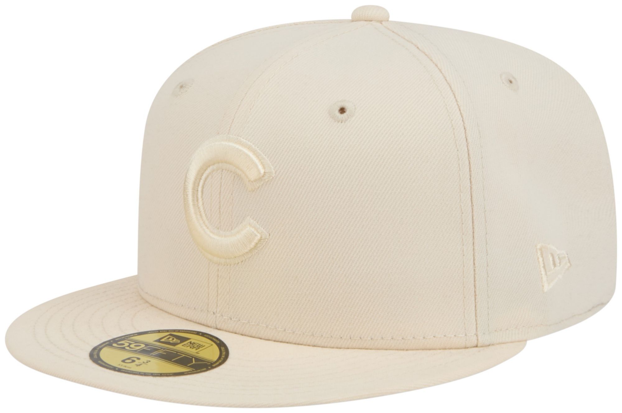 New Era Adult Chicago Cubs Cream Color Pack 59Fifty Fitted Hat