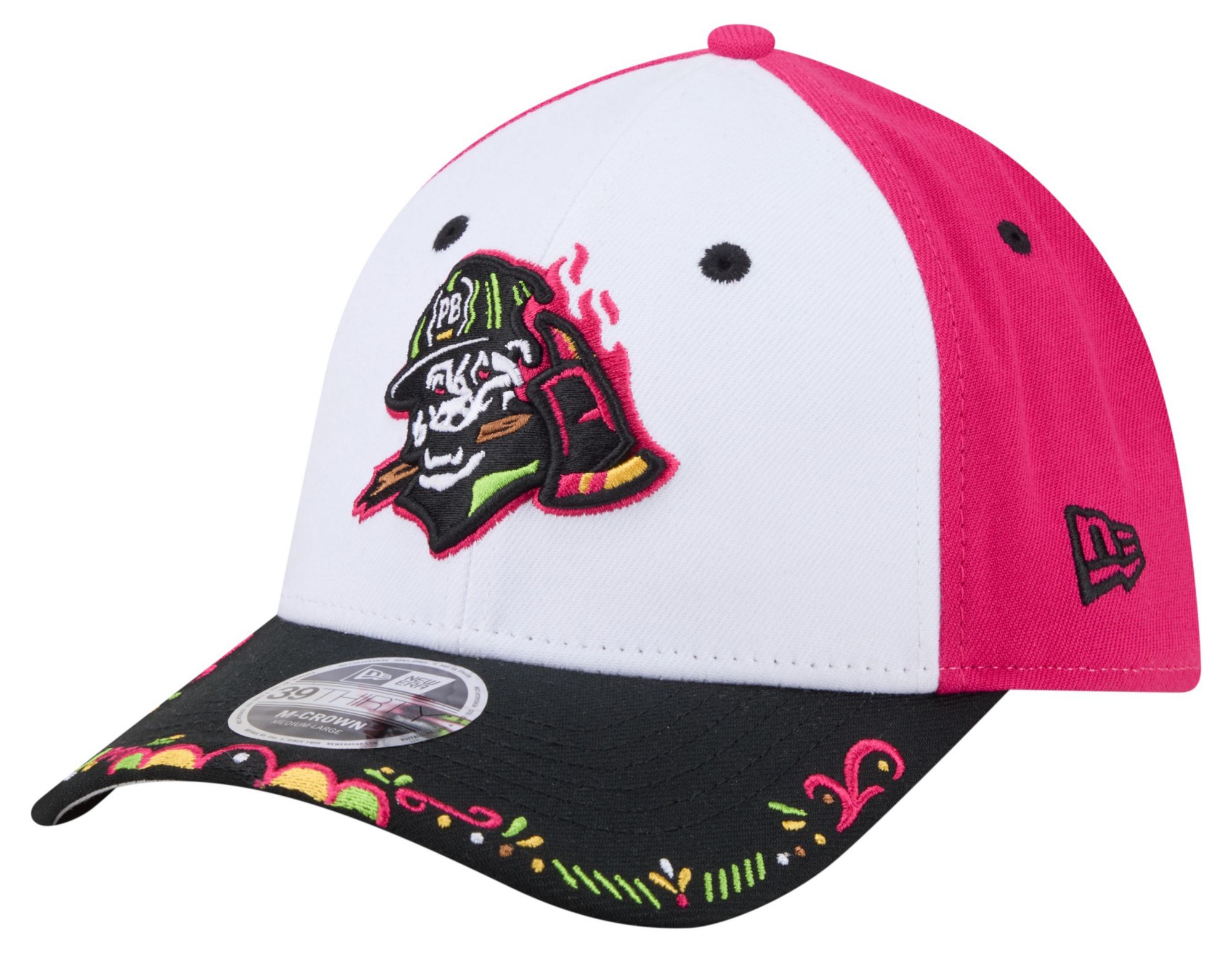 New Era Adult Lowell Spinners Green Copa 39Thirty Adjustable Hat