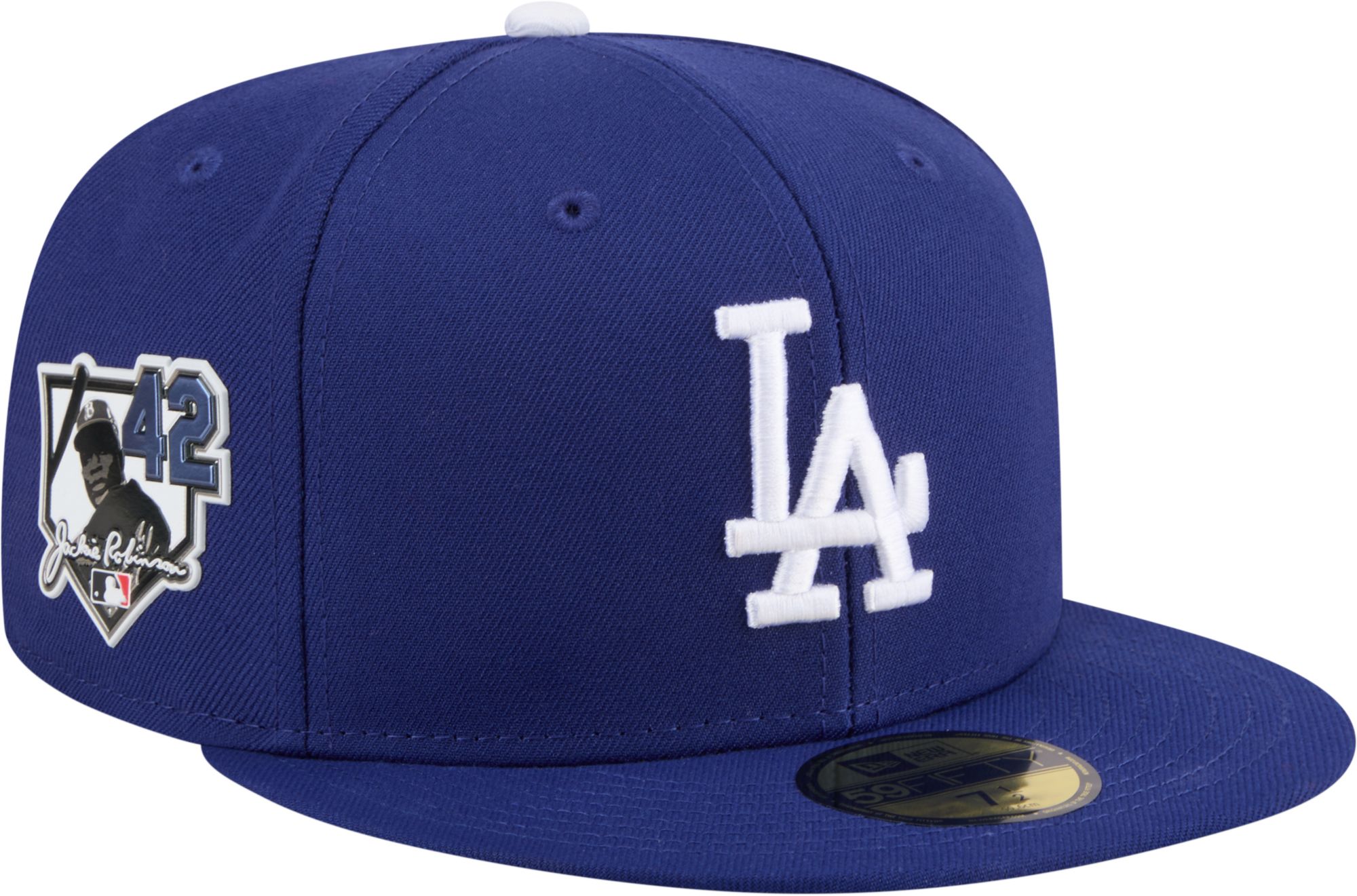 New Era Adult Los Angeles Dodgers Jackie Robinson Day Blue 59Fifty Adjustable Hat