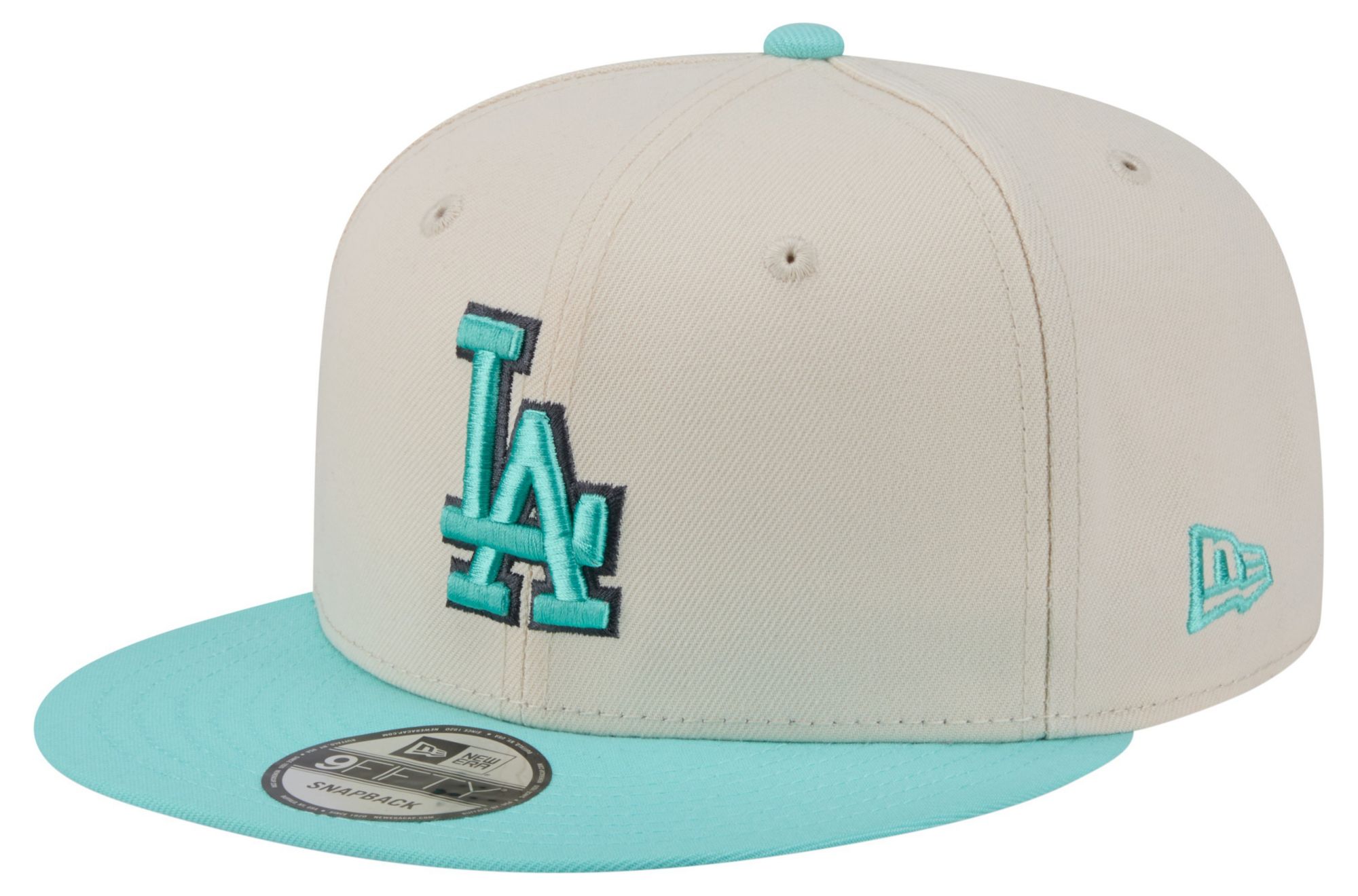 New Era Adult Los Angeles Dodgers Cream Two Tone Color Pack 9Fifty Adjustable Hat