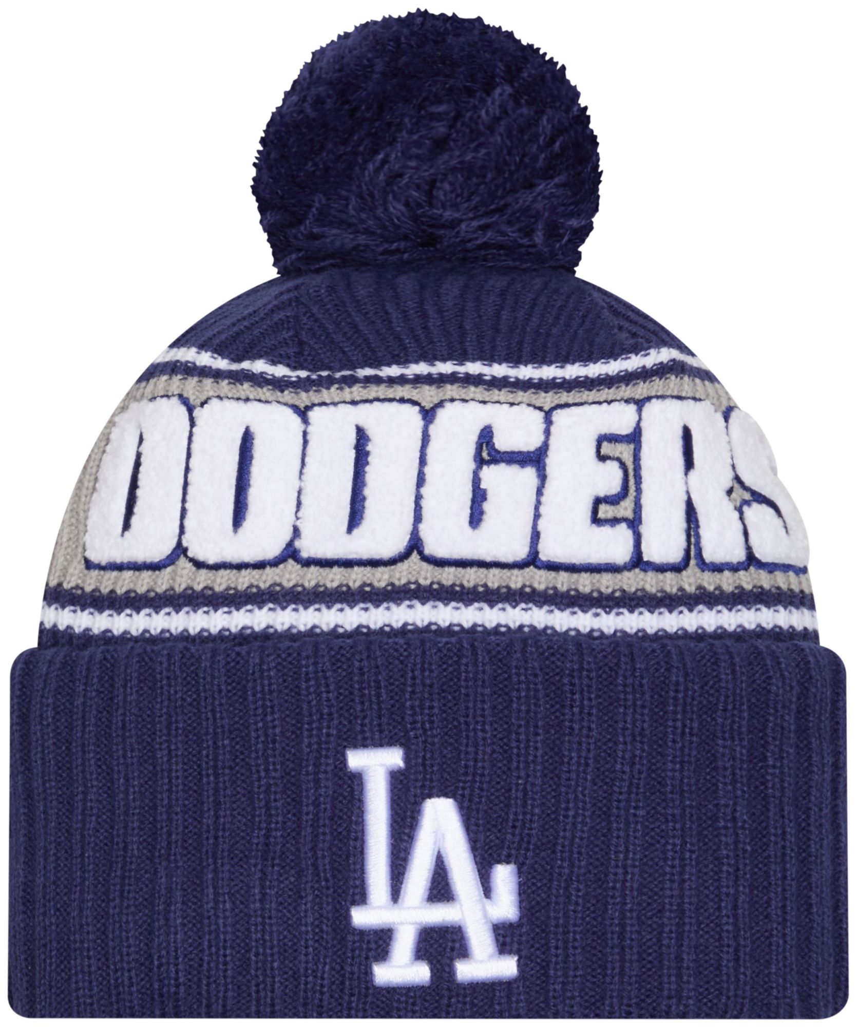 New Era Adult Los Angeles Dodgers Royal Bold Knit Beanie