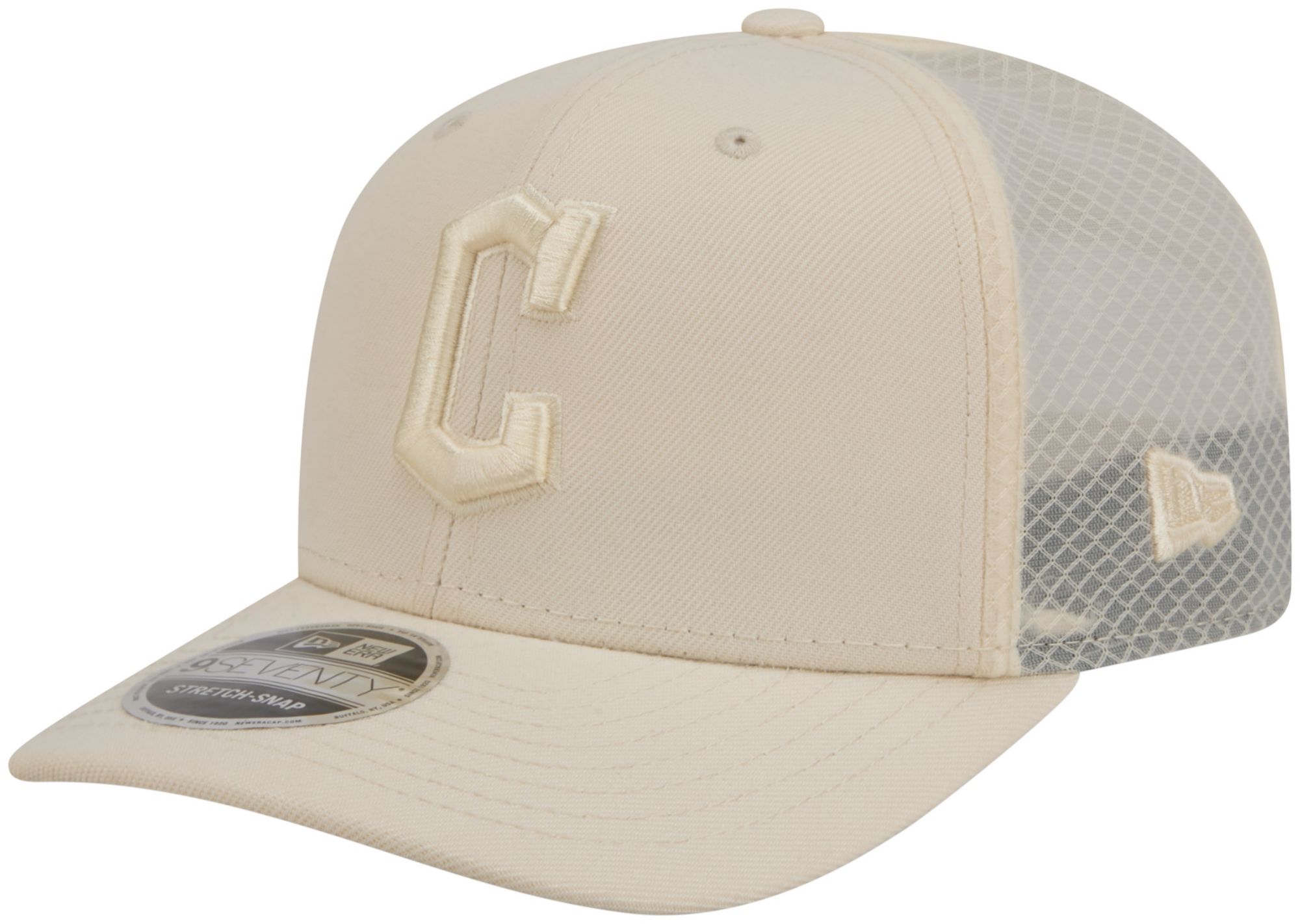 New Era Adult Cleveland Guardians Cream Color Pack 9Seventy Adjustable Hat