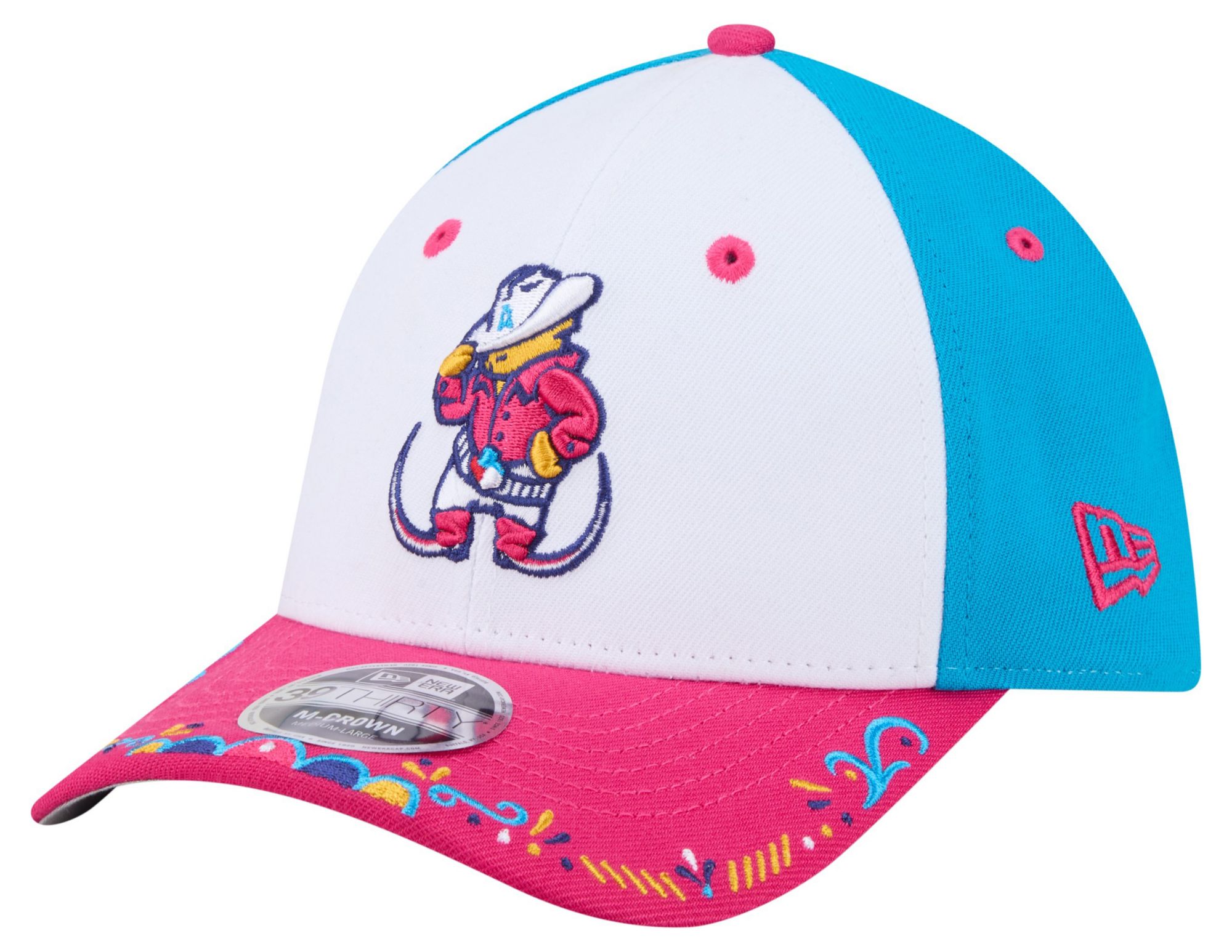 New Era Adult Amarillo&nbsp;Sod Poodles Light Blue Copa 39Thirty Adjustable Hat