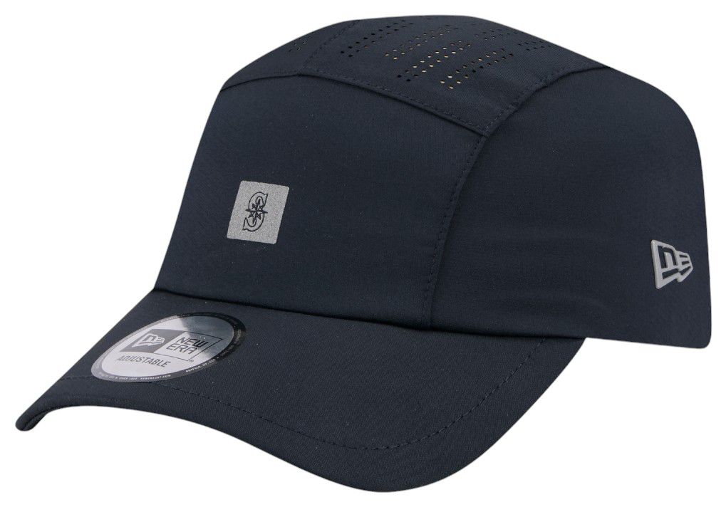 New Era Adult Seattle Mariners Navy Reflective Adjustable Runner Hat