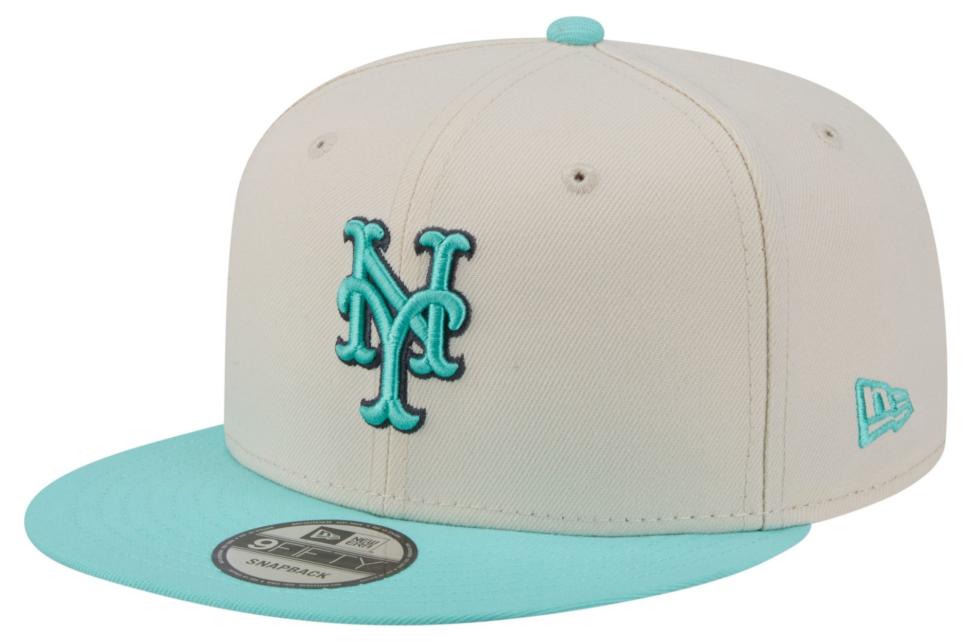 New Era Adult New York Mets Cream Two Tone Color Pack 9Fifty Adjustable Hat